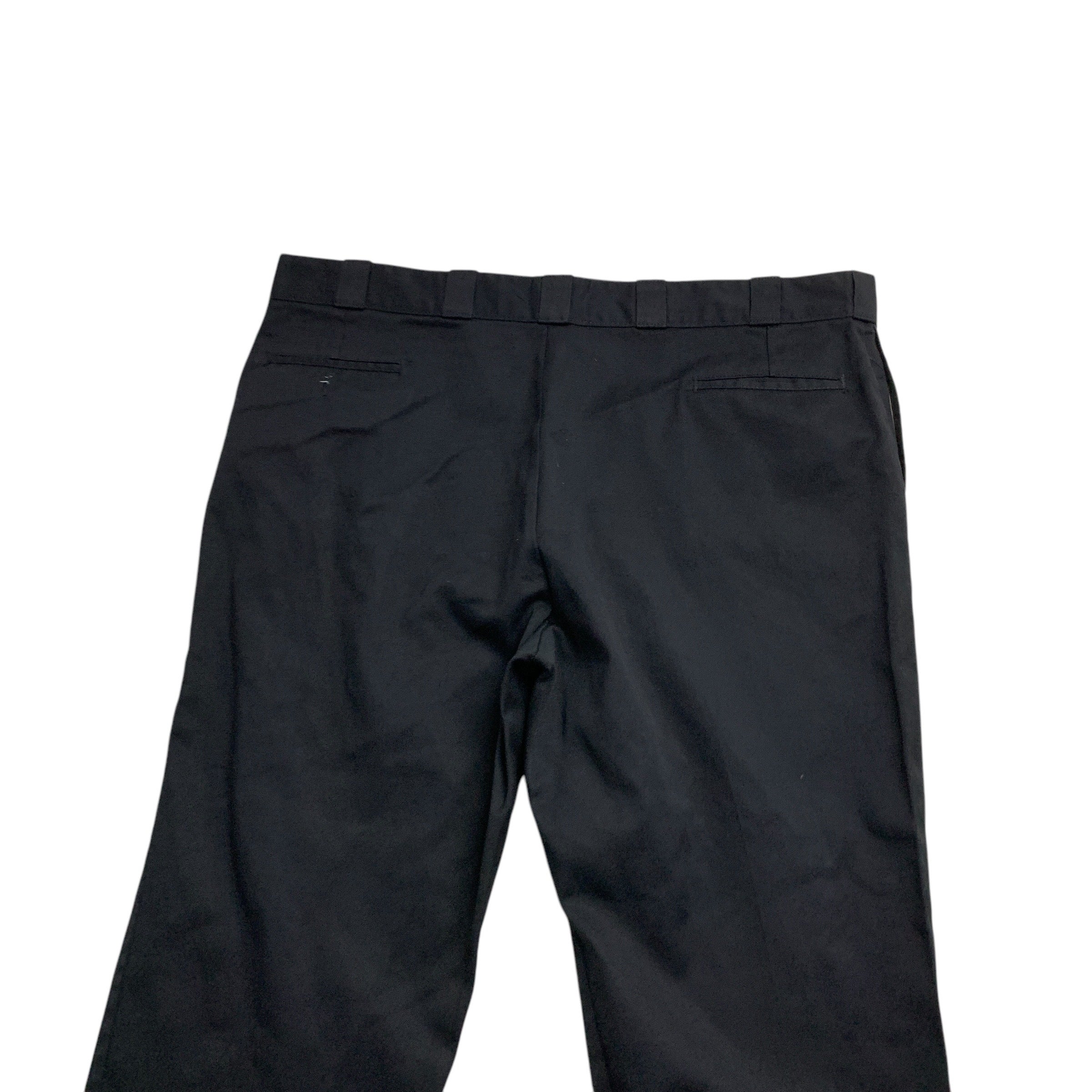 Dickies 874 Trousers W48 L32 Mens Black Pants Original Straight Fit Workwear