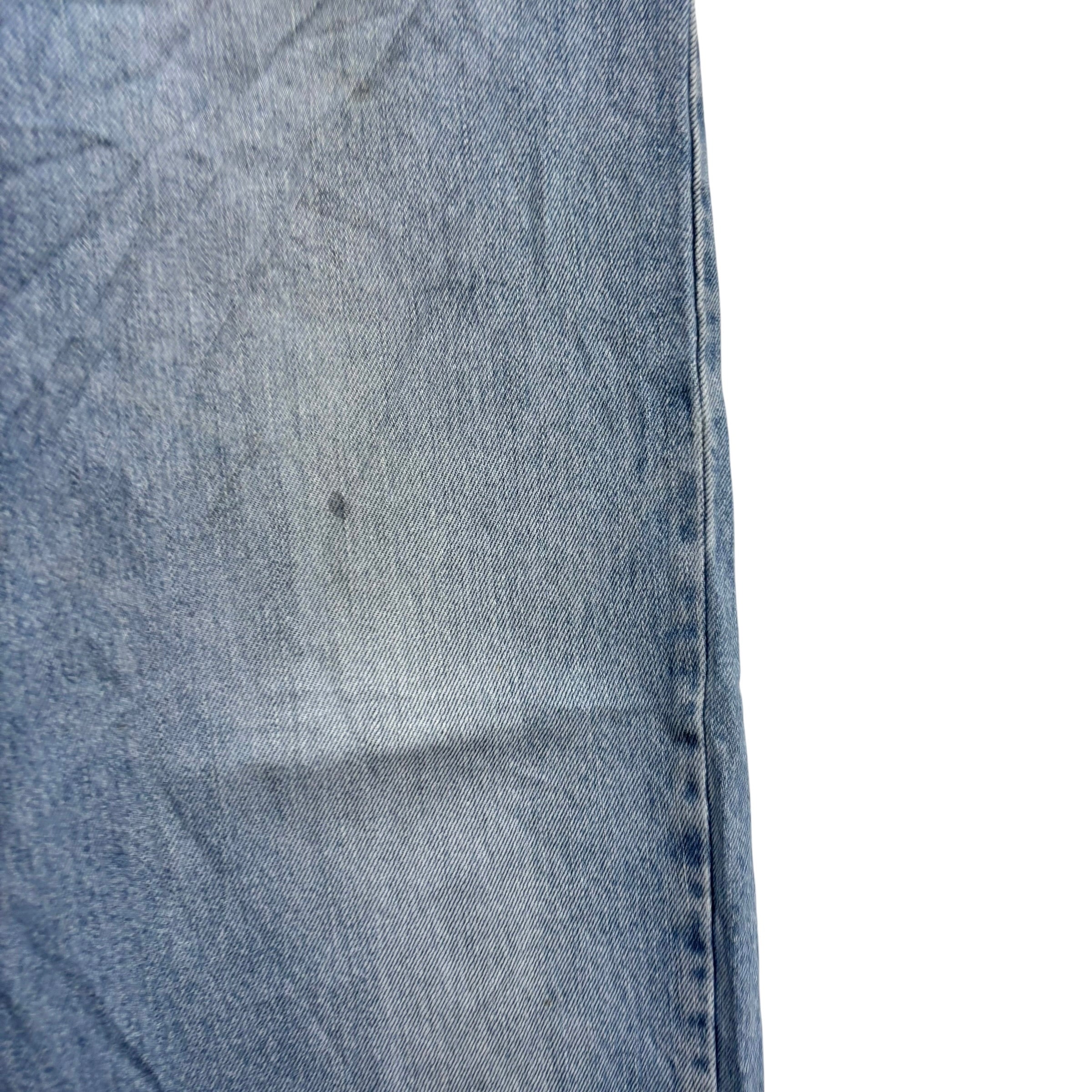 Levis 550 Jeans W38 L32 Mens Light Blue Baggy Relaxed Straight Fit Vintage Denim