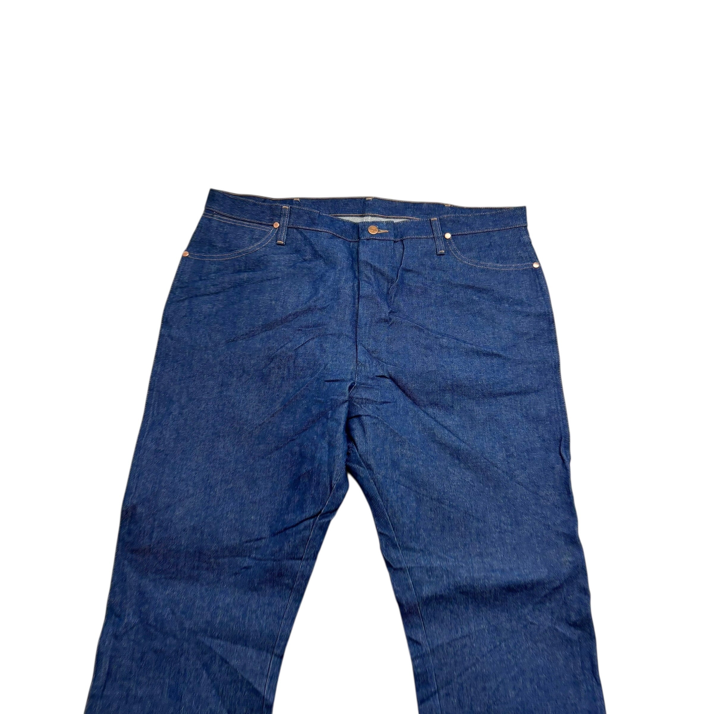 Wrangler Jeans Cowboy Cut W42 L33 Mens Dark Blue 13MWZ Original Fit Denim (E)