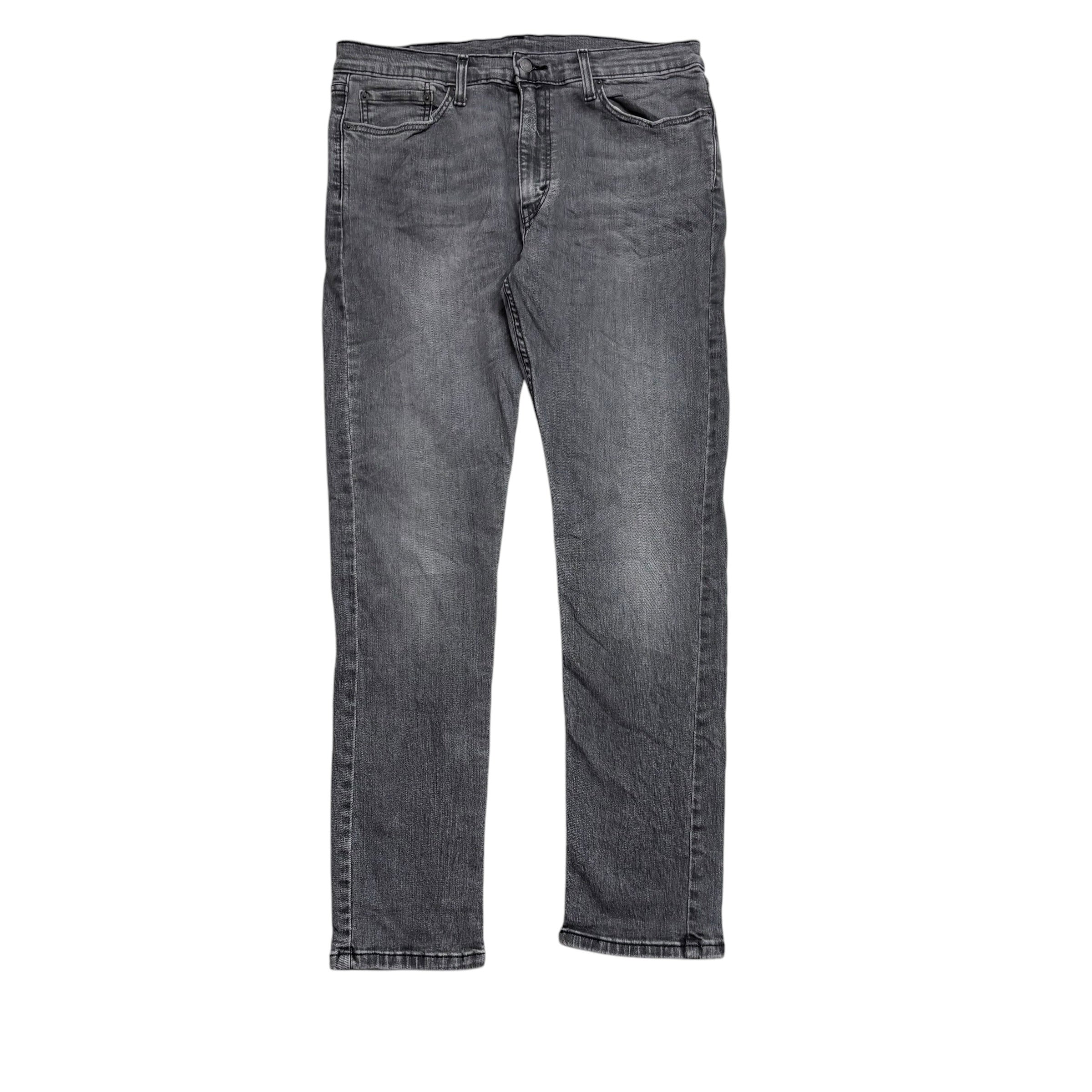 Levis 510 Jeans W36 L31 Mens Grey Skinny Fit Stretch Denim (E)