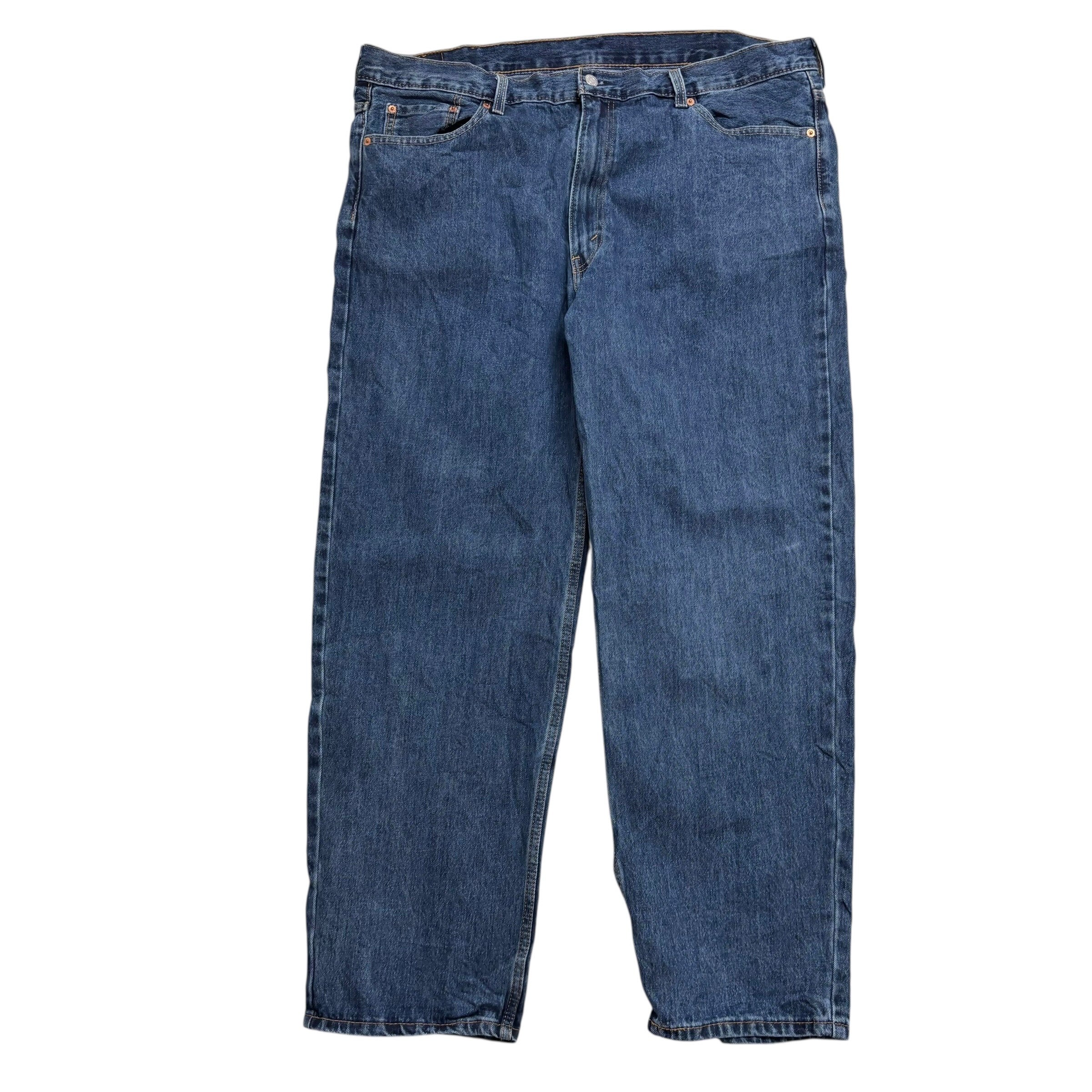Levis 550 Jeans W44 L32 Mens Mid Blue Baggy Relaxed Straight Fit Denim