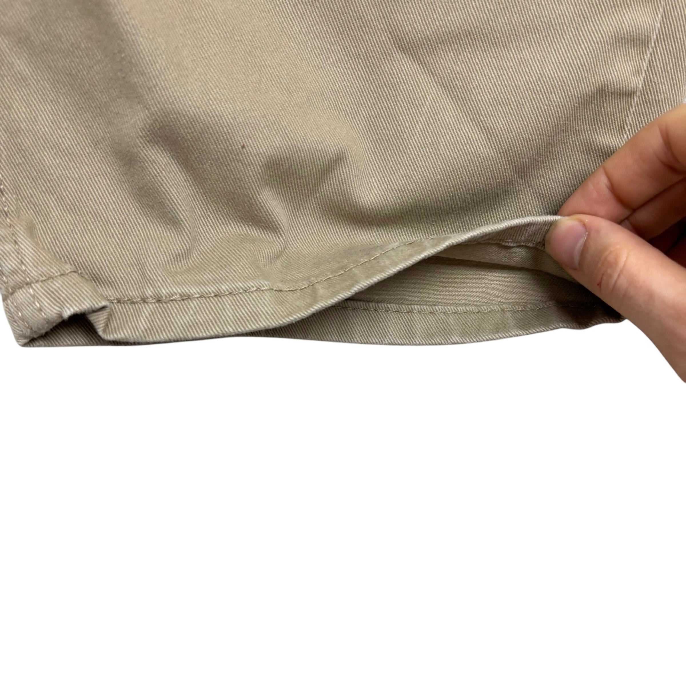 Levis 502 Jeans W48 L28 Mens Beige Stone Regular Taper Fit Stretch Denim (E)