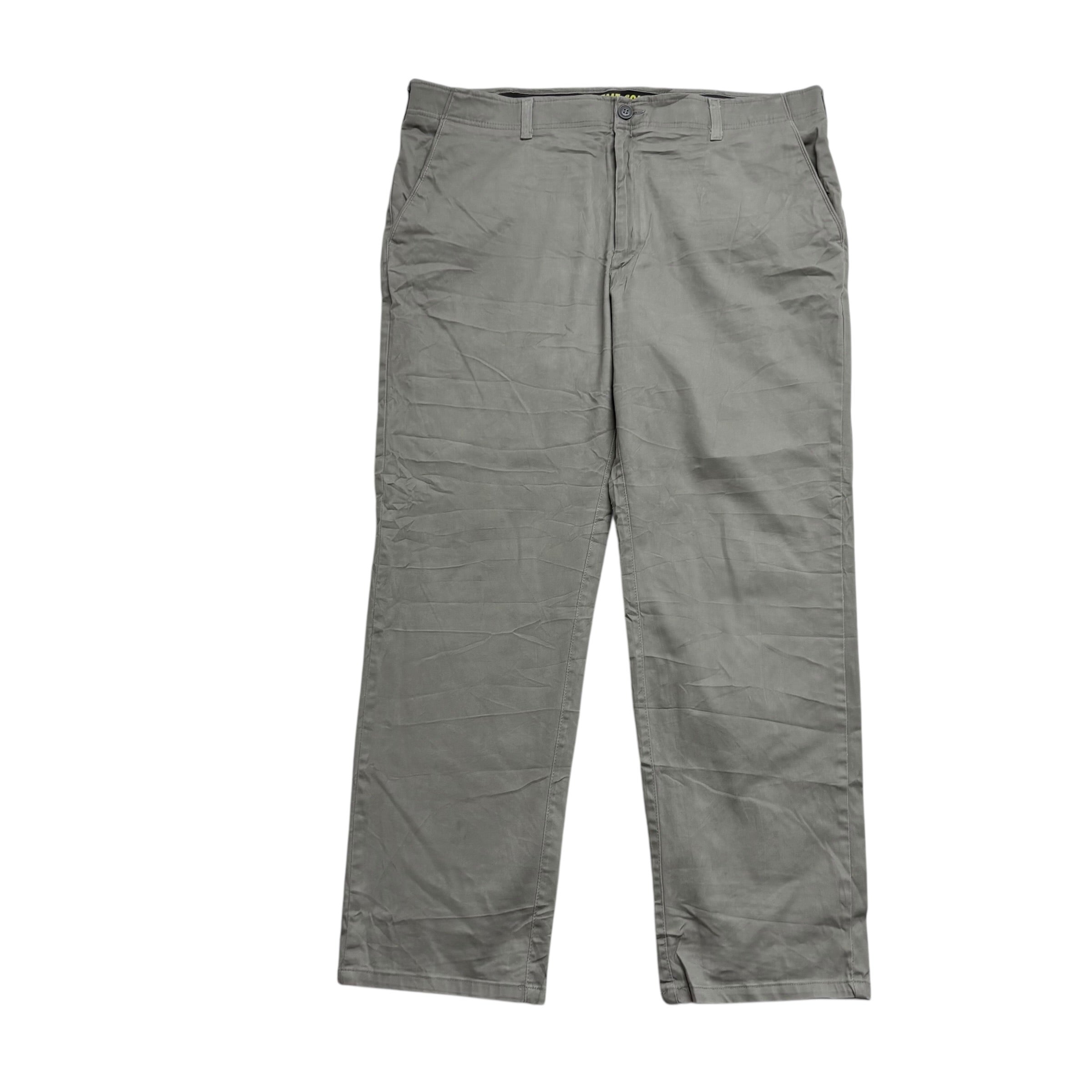 Lee Trousers W40 L31 Mens Green Regular Straight Fit Stretch Pants