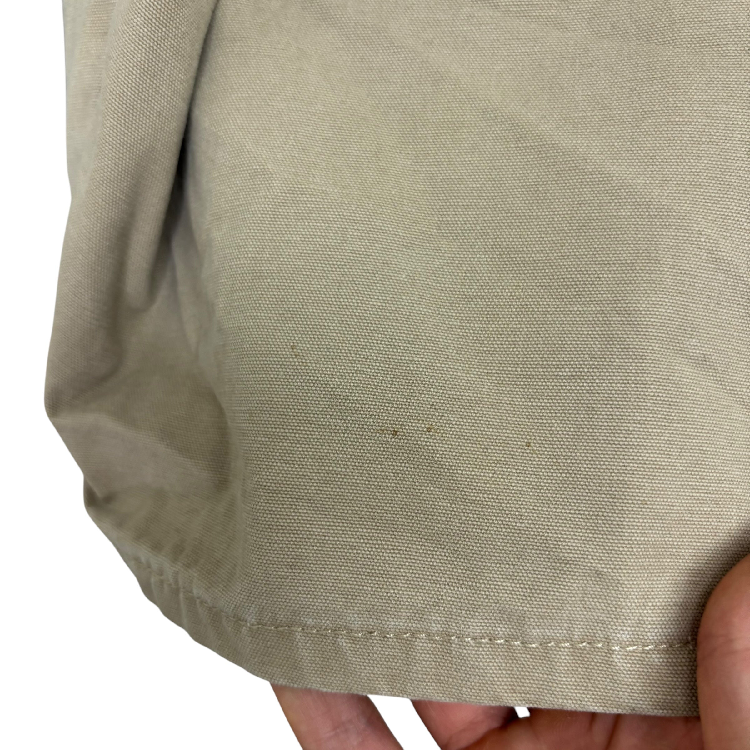 Wrangler Baggy Jorts W42 Mens Beige Canvas Shorts Relaxed Carpenter