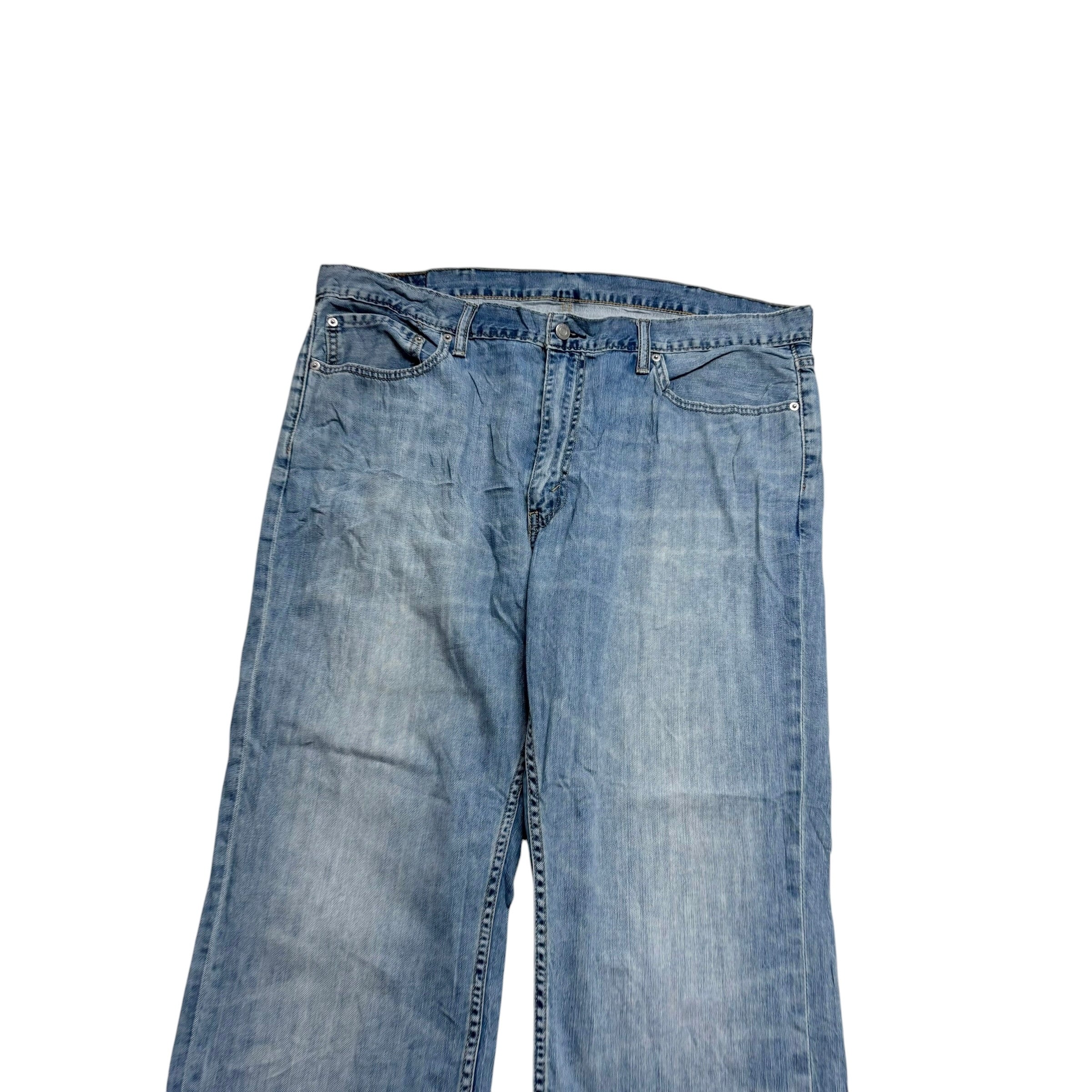 Levis 559 Jeans W40 L29 Mens Light Blue Baggy Relaxed Straight Fit Denim (E)