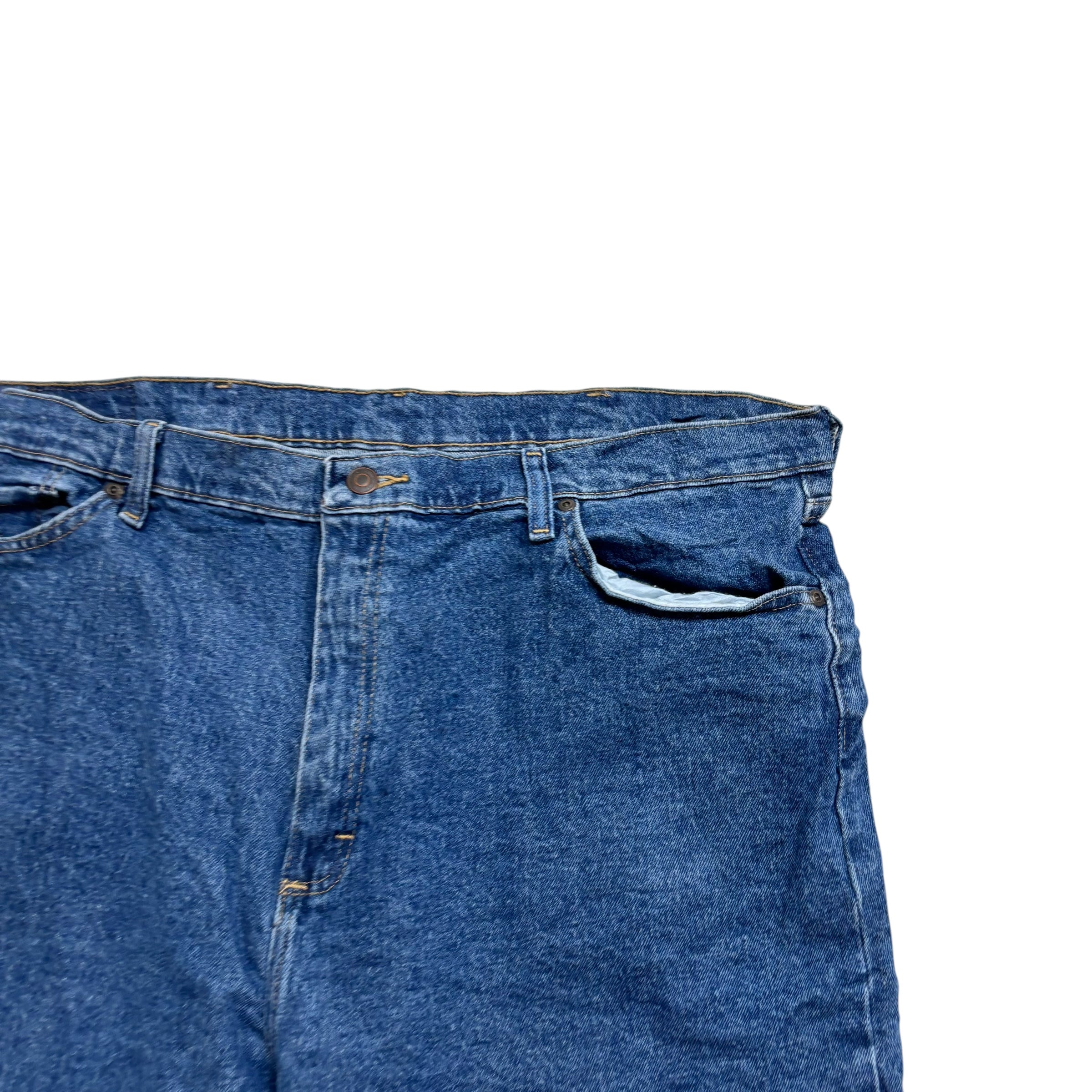 Wrangler Baggy Jorts W40 Mens Denim Shorts Mid Blue Relaxed Fit Stretch (E)