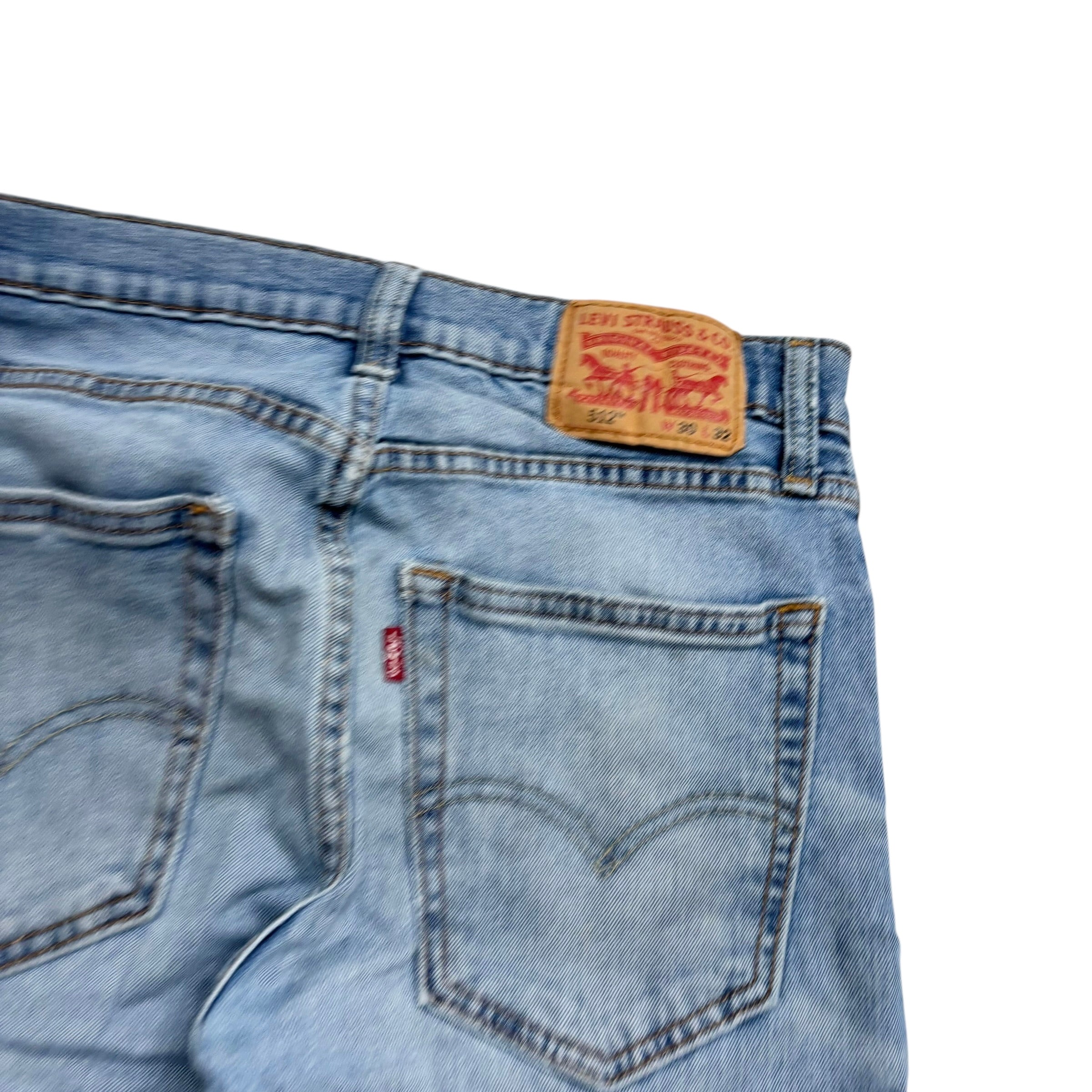 Levis 512 Jeans W29 L31 Mens Light Blue Slim Tapered Fit Stretch Denim