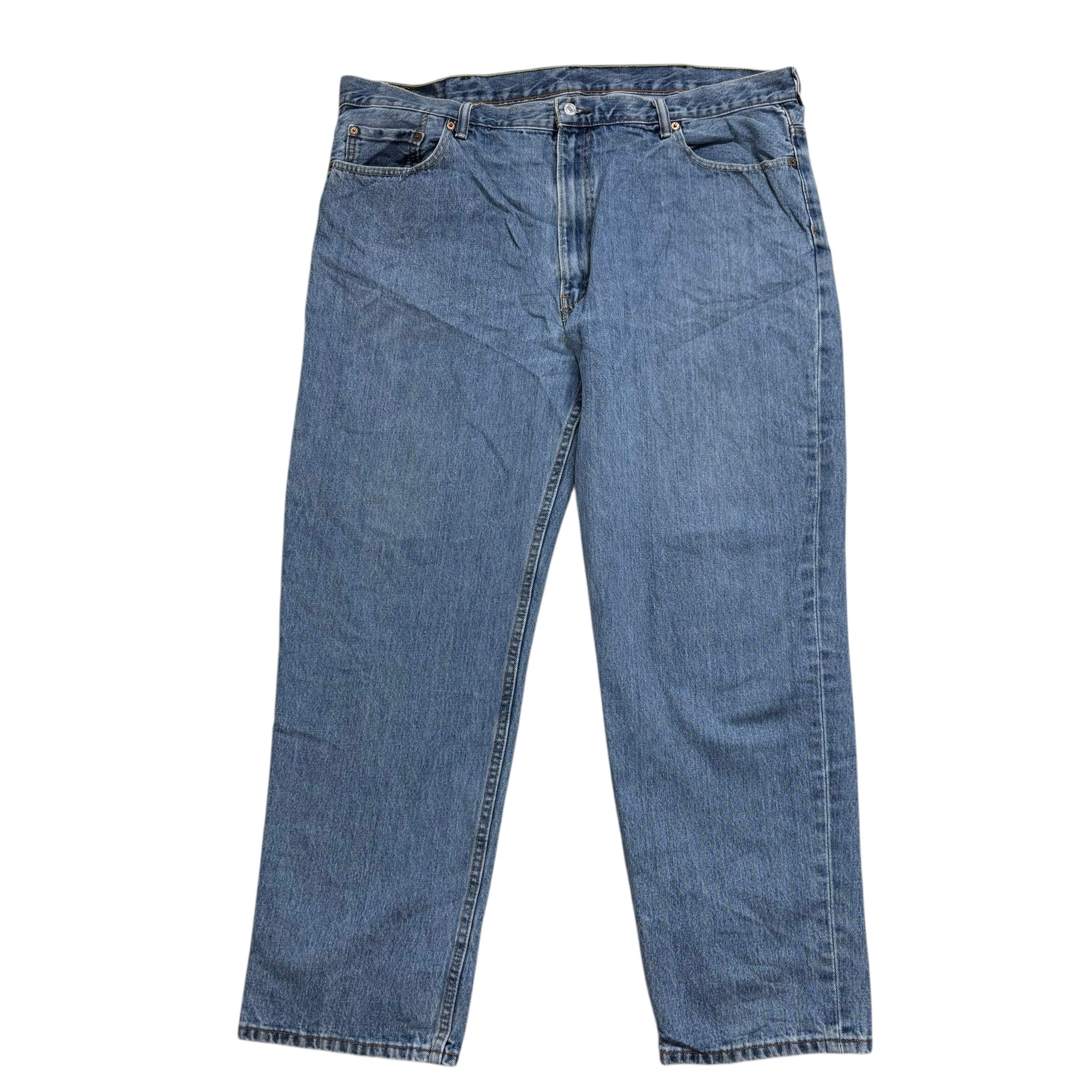 Levis 550 Jeans W44 L32 Mens Light Blue Baggy Relaxed Straight Fit Denim