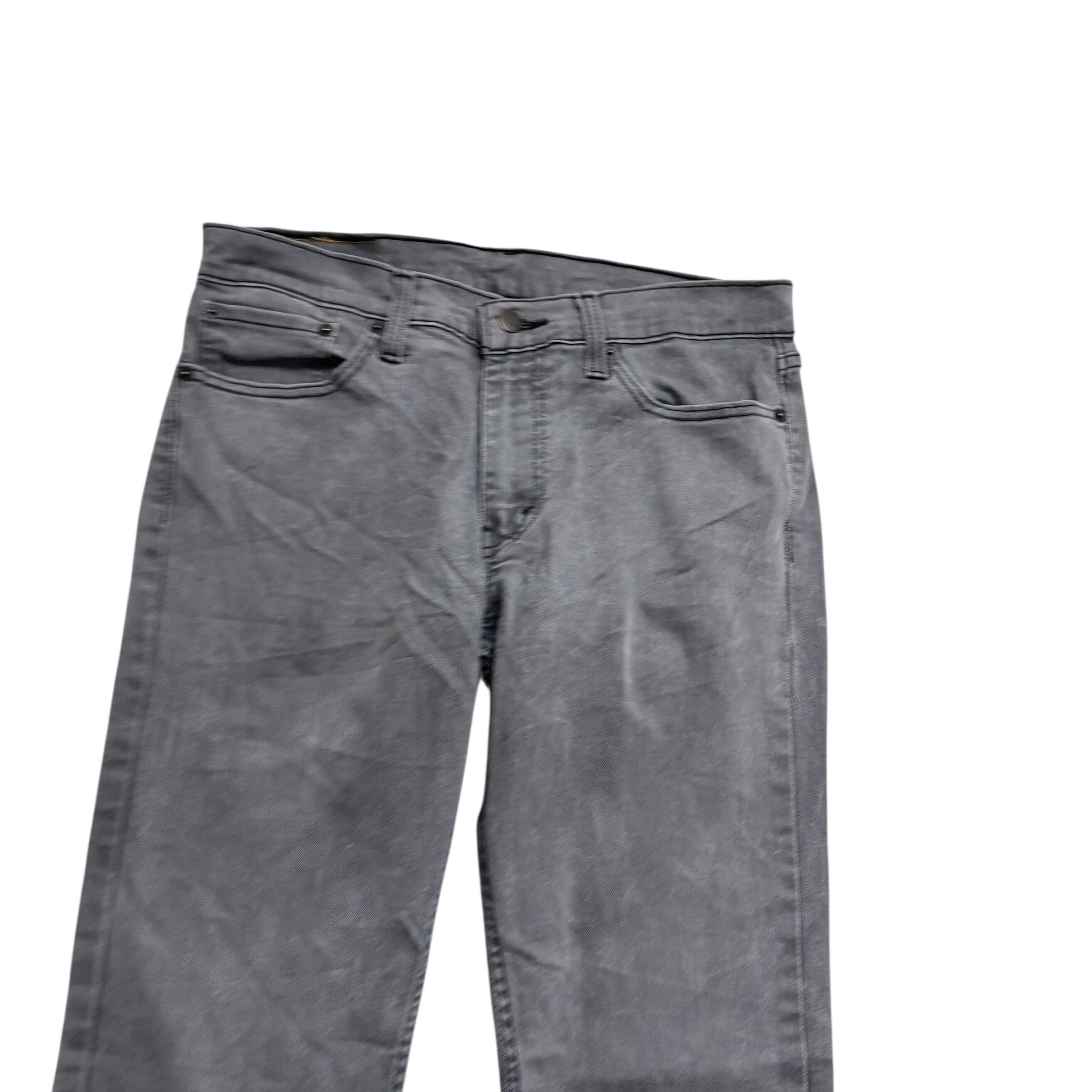 Levis 511 Jeans W32 L31 Mens Grey Slim Fit Stretch Denim