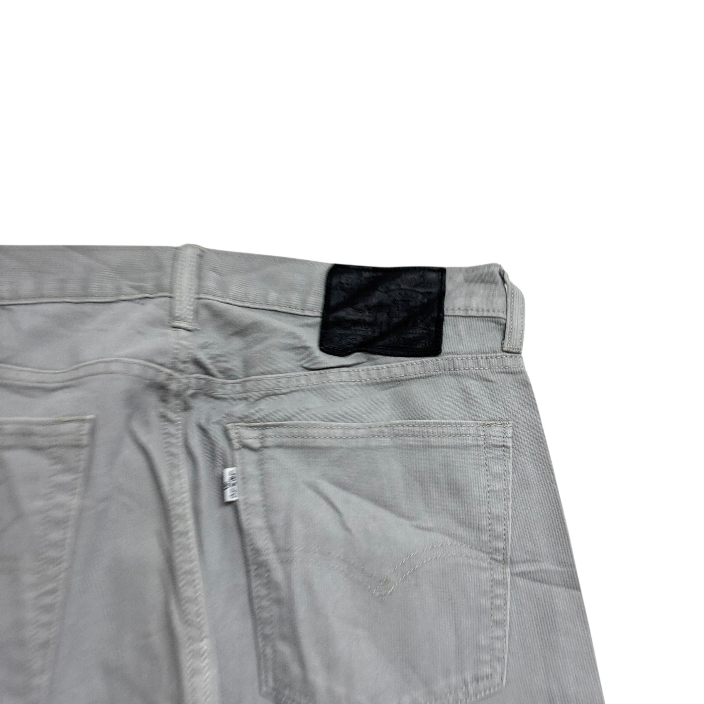 Levis 513 Jeans W32 L30 Mens Grey Slim Straight Fit Denim (E)