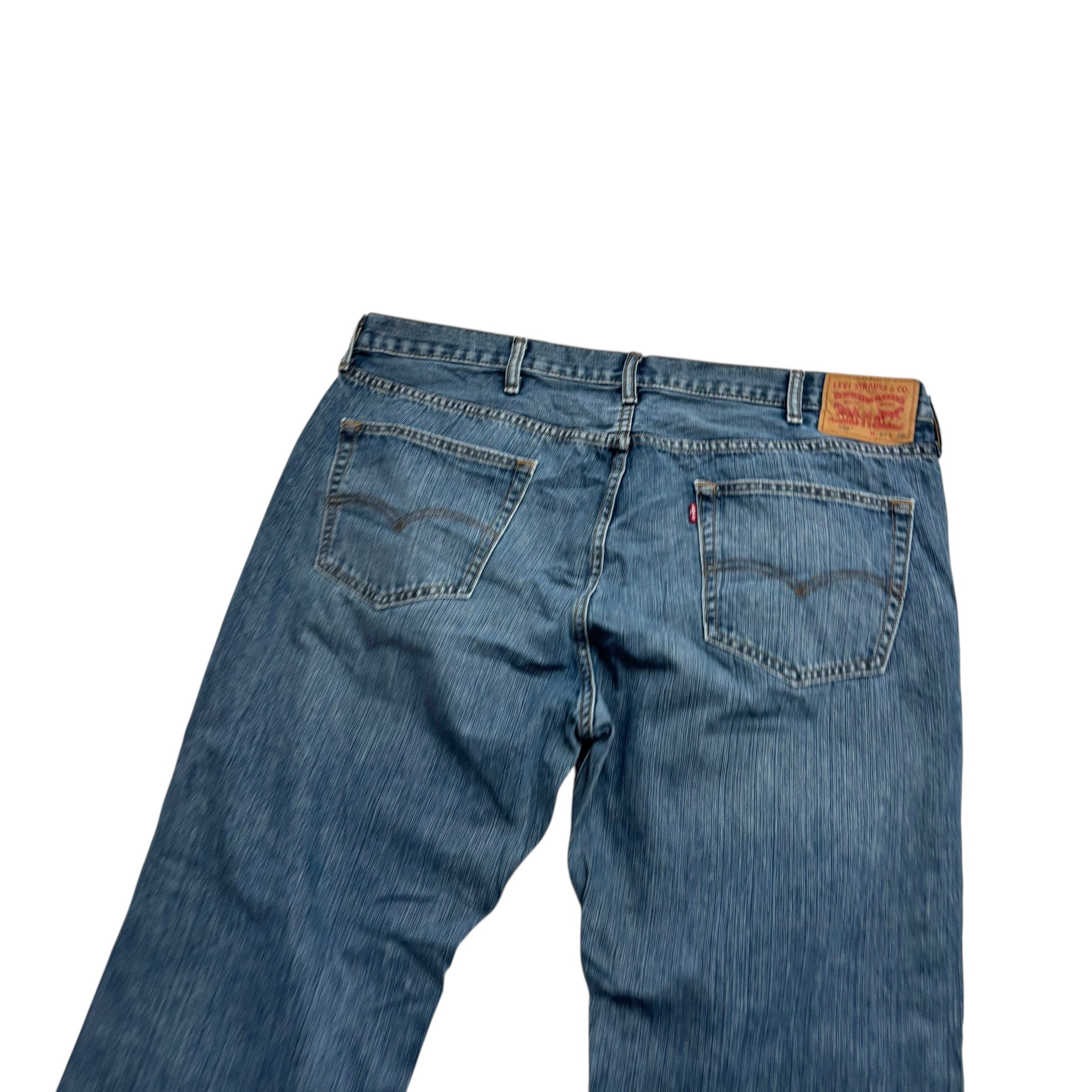 Levis 559 Jeans W40 L29 Mens Mid Blue Baggy Relaxed Straight Fit Denim (E)