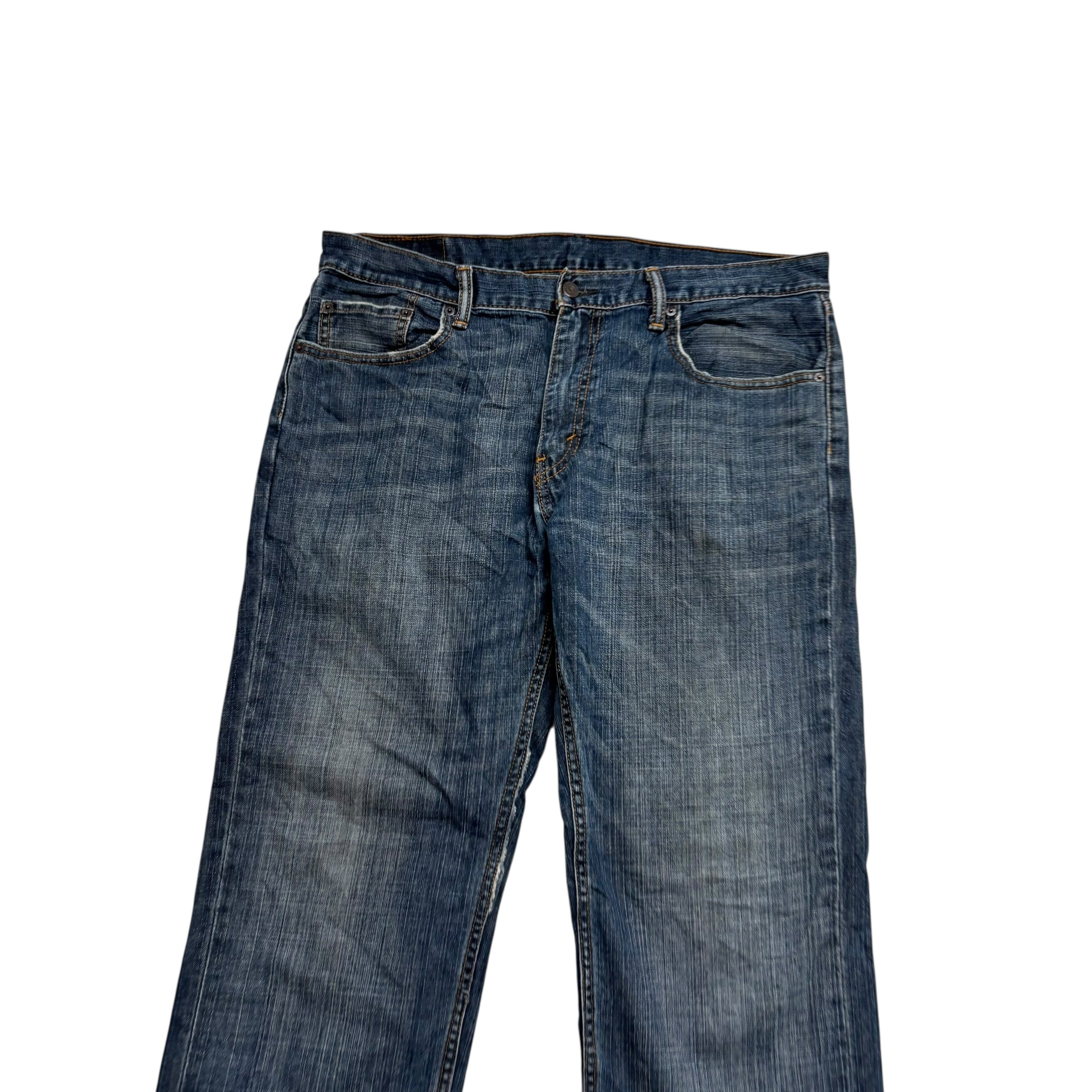 Levis 559 Jeans W36 L34 Mens Dark Blue Baggy Relaxed Straight Fit Denim