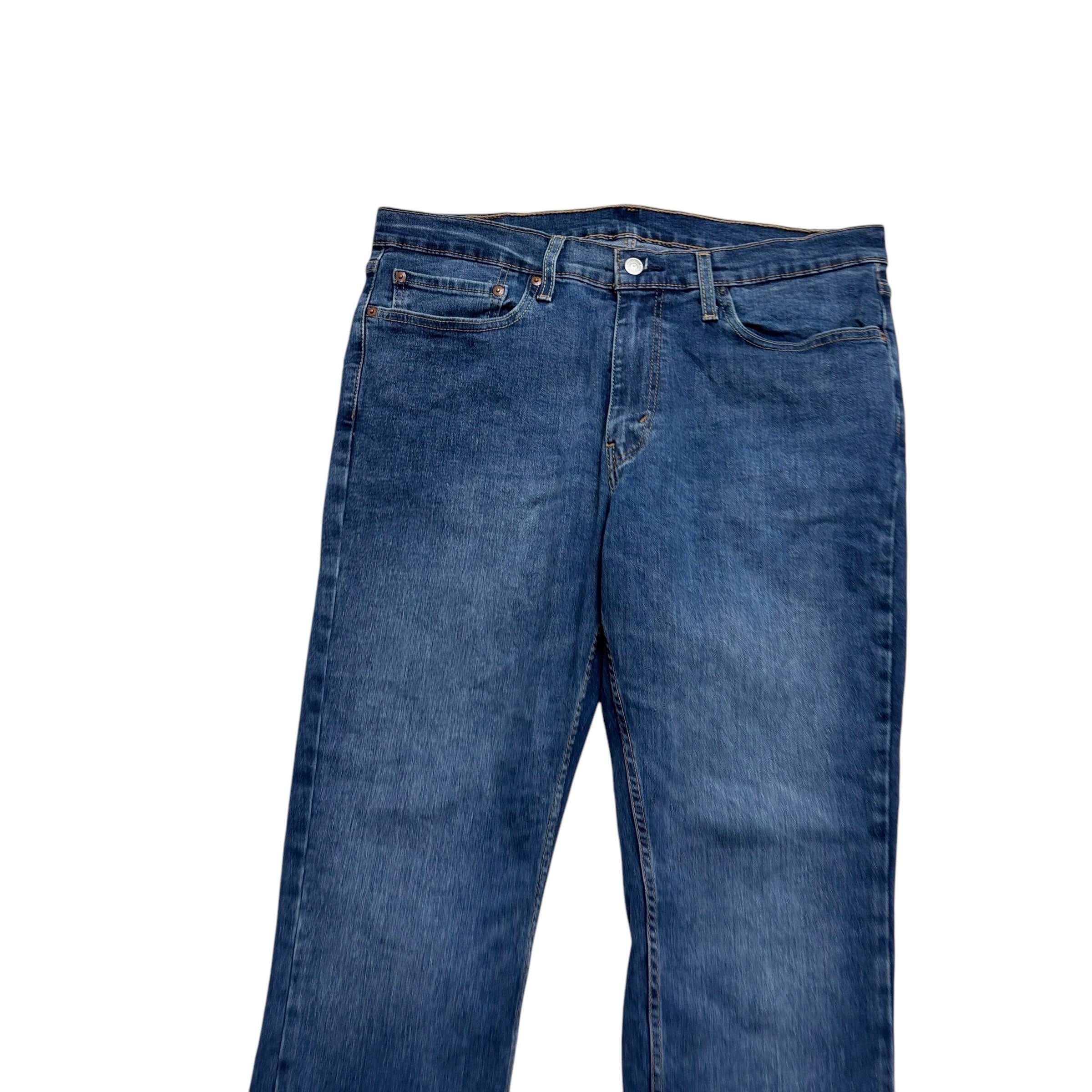 Levis 511 Jeans W36 L30 Mens Mid Blue Slim Fit Stretch Denim (E)