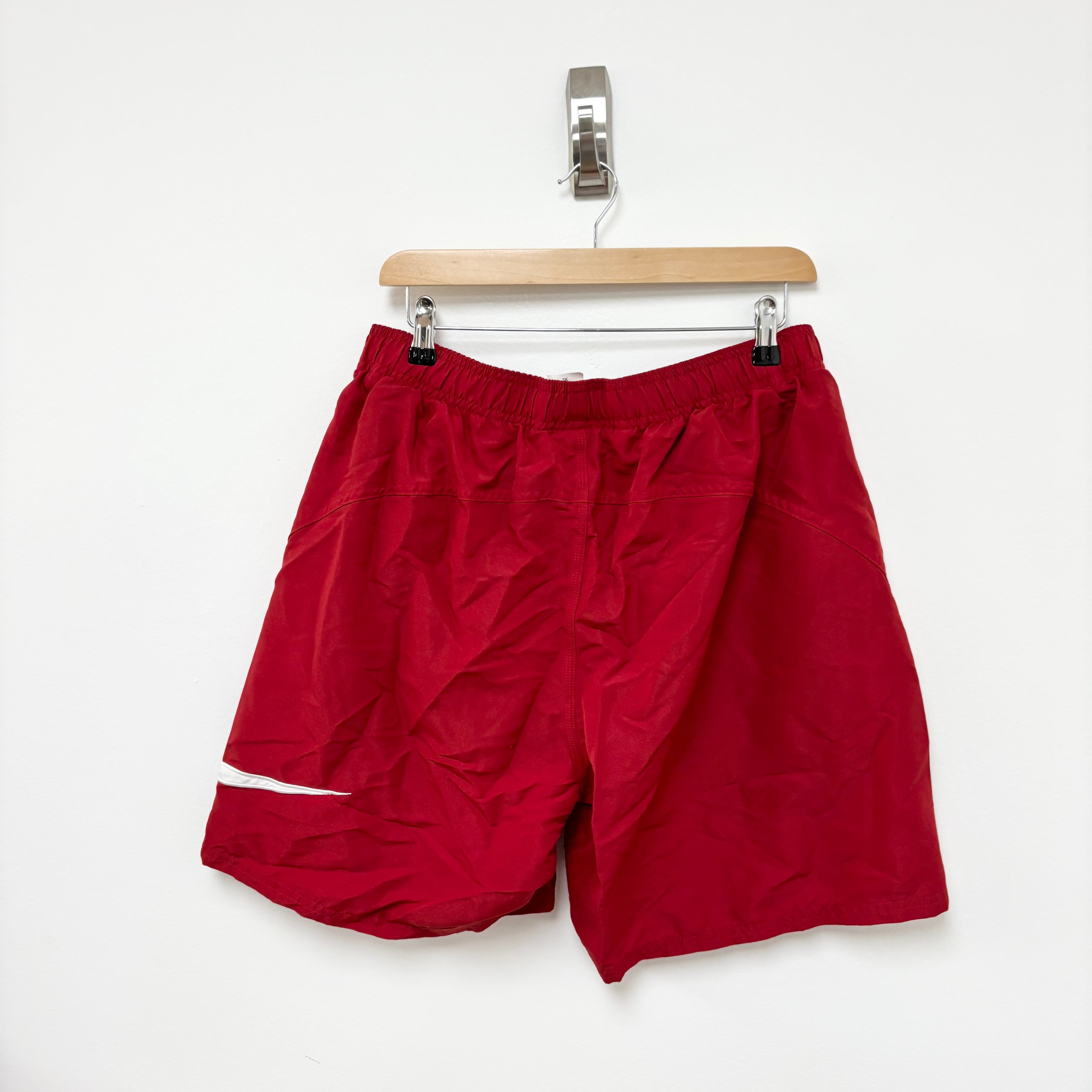 Nike Shorts Mens XL Red Running Sports Gym Athletic Pockets