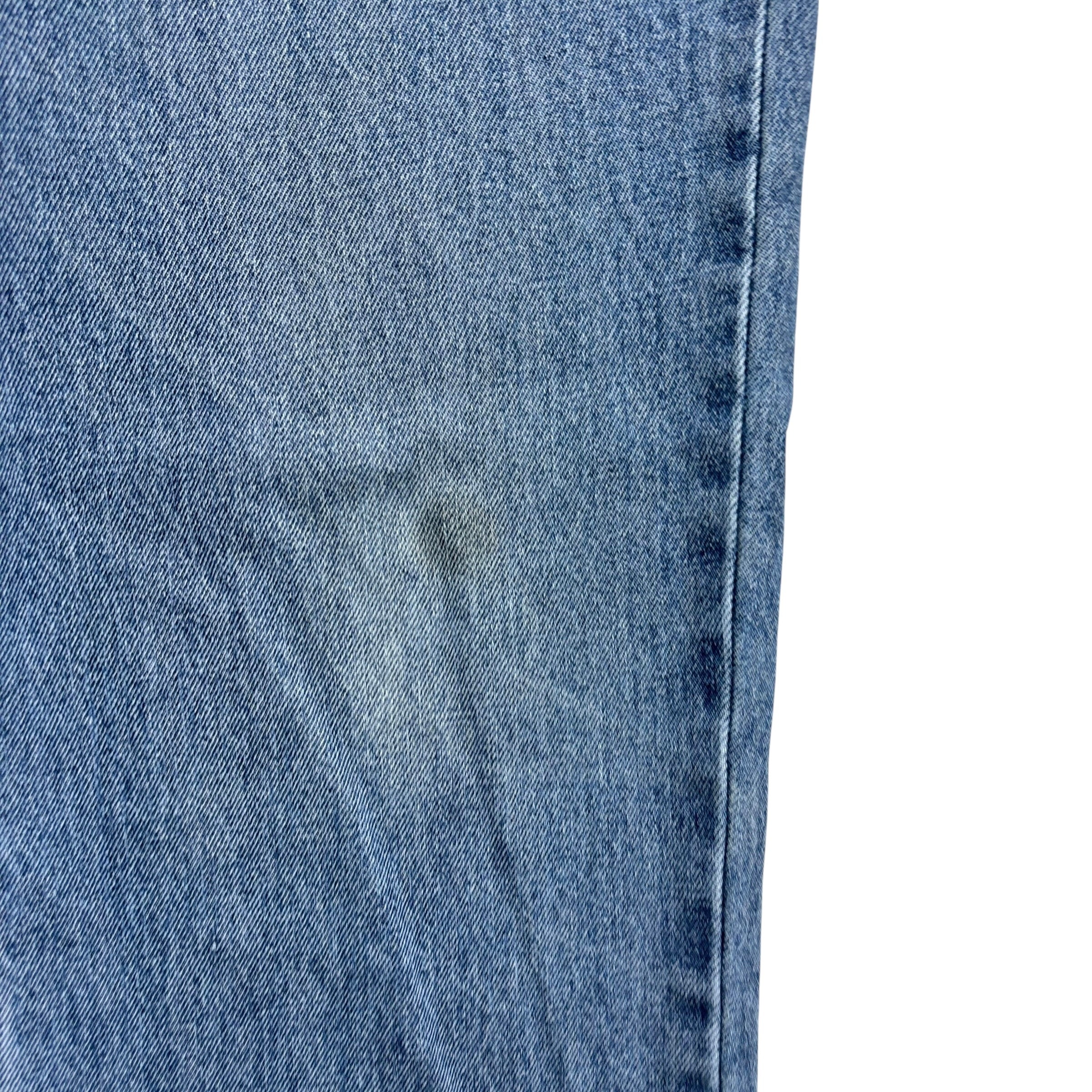 Levis 541 Jeans W38 L34 Mens Mid Blue Athletic Tapered Fit Denim