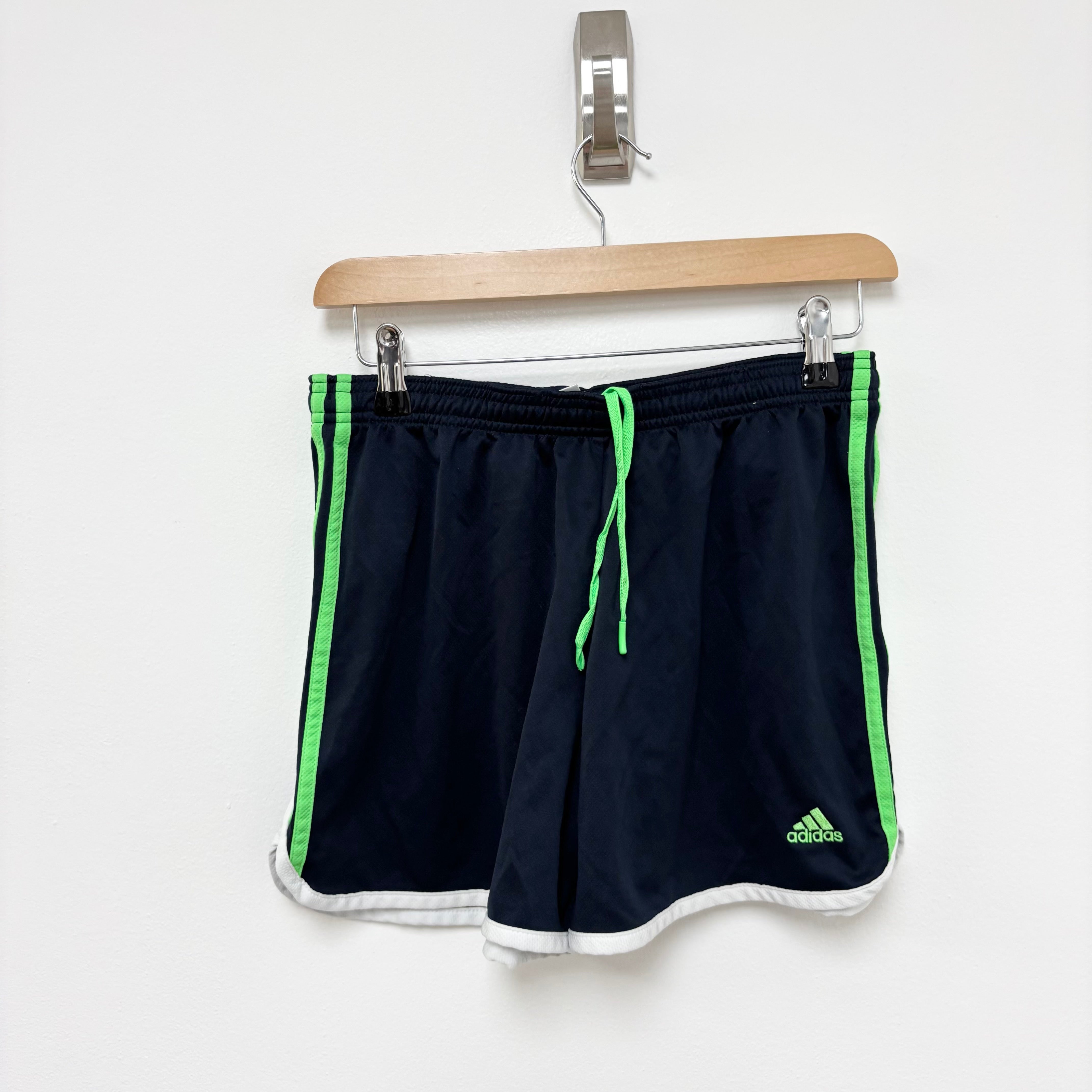Adidas Shorts Womens Small Navy Blue Sports Running Gym Athletic (E)