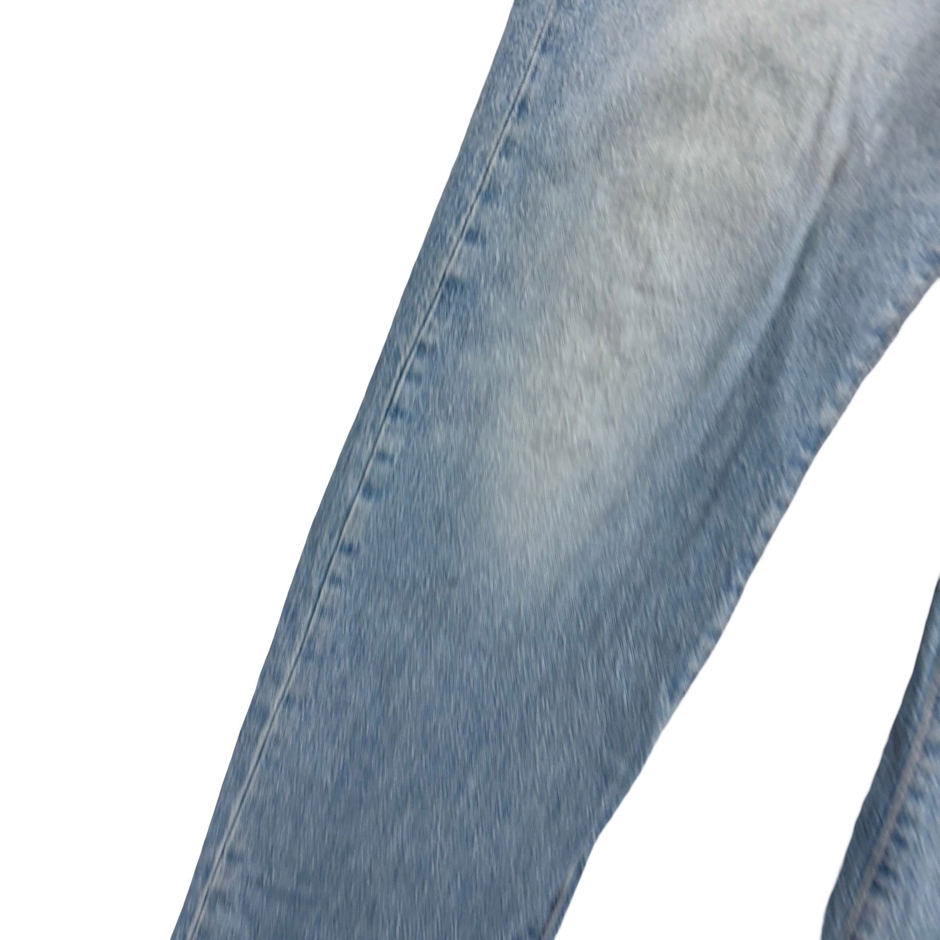 Levis 501 Jeans W34 L34 Mens Light Blue Regular Straight Fit Stretch Denim (F)