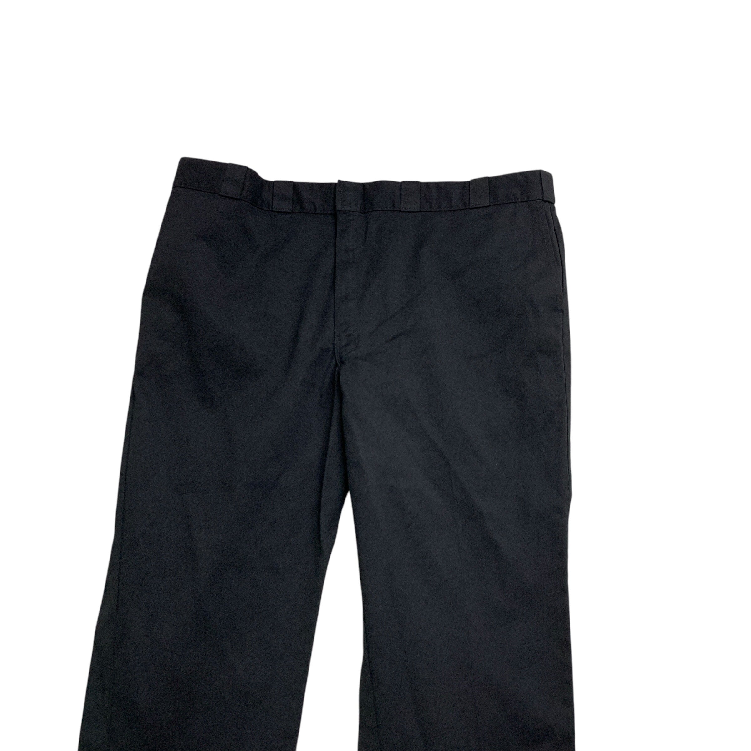 Dickies 874 Trousers W48 L32 Mens Black Pants Original Straight Fit Workwear