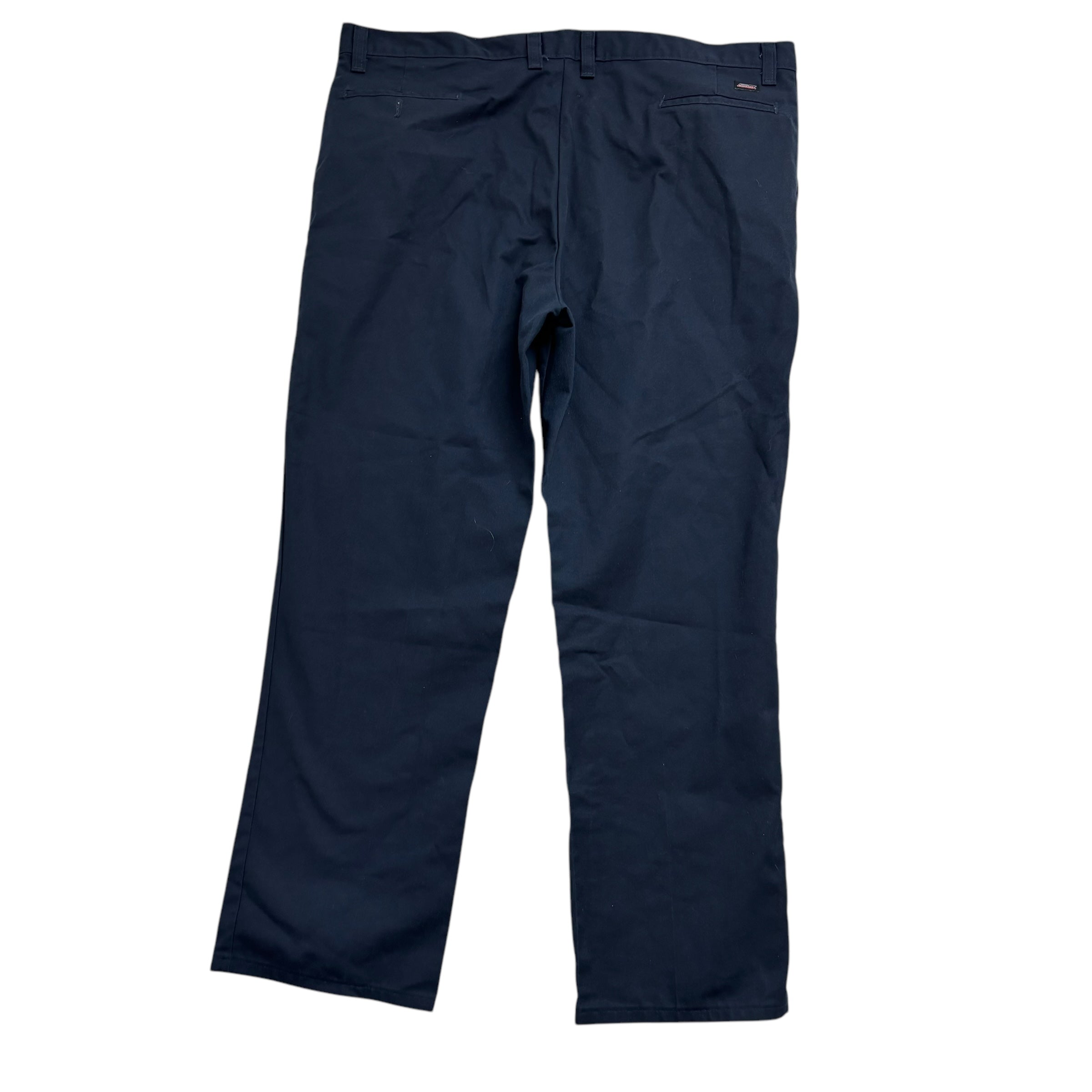 Dickies Trousers W44 L32 Mens Navy Blue Pants Relaxed Straight Fit Workwear