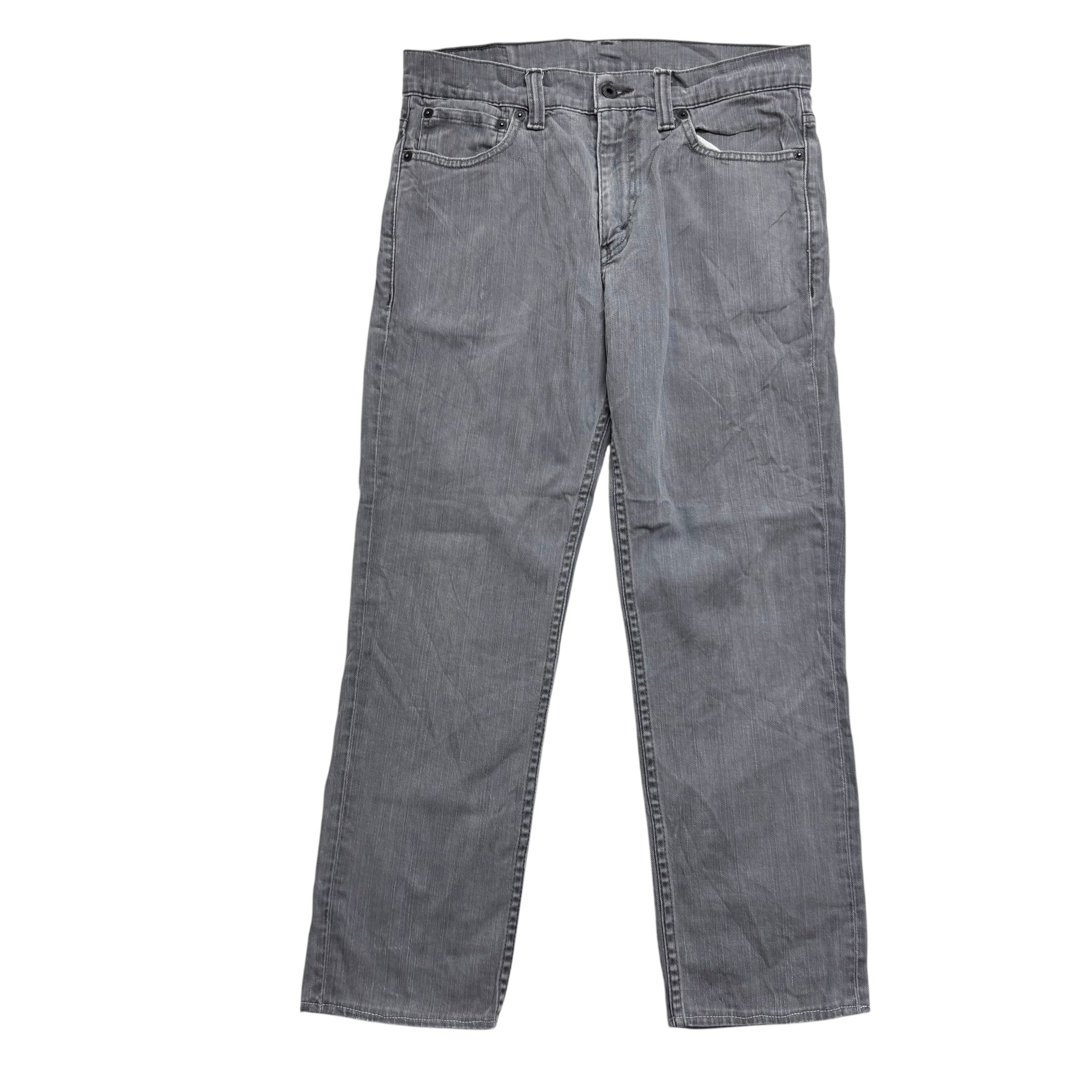 Levis 511 Jeans W32 L26 Mens Grey Slim Fit Stretch Vintage Denim