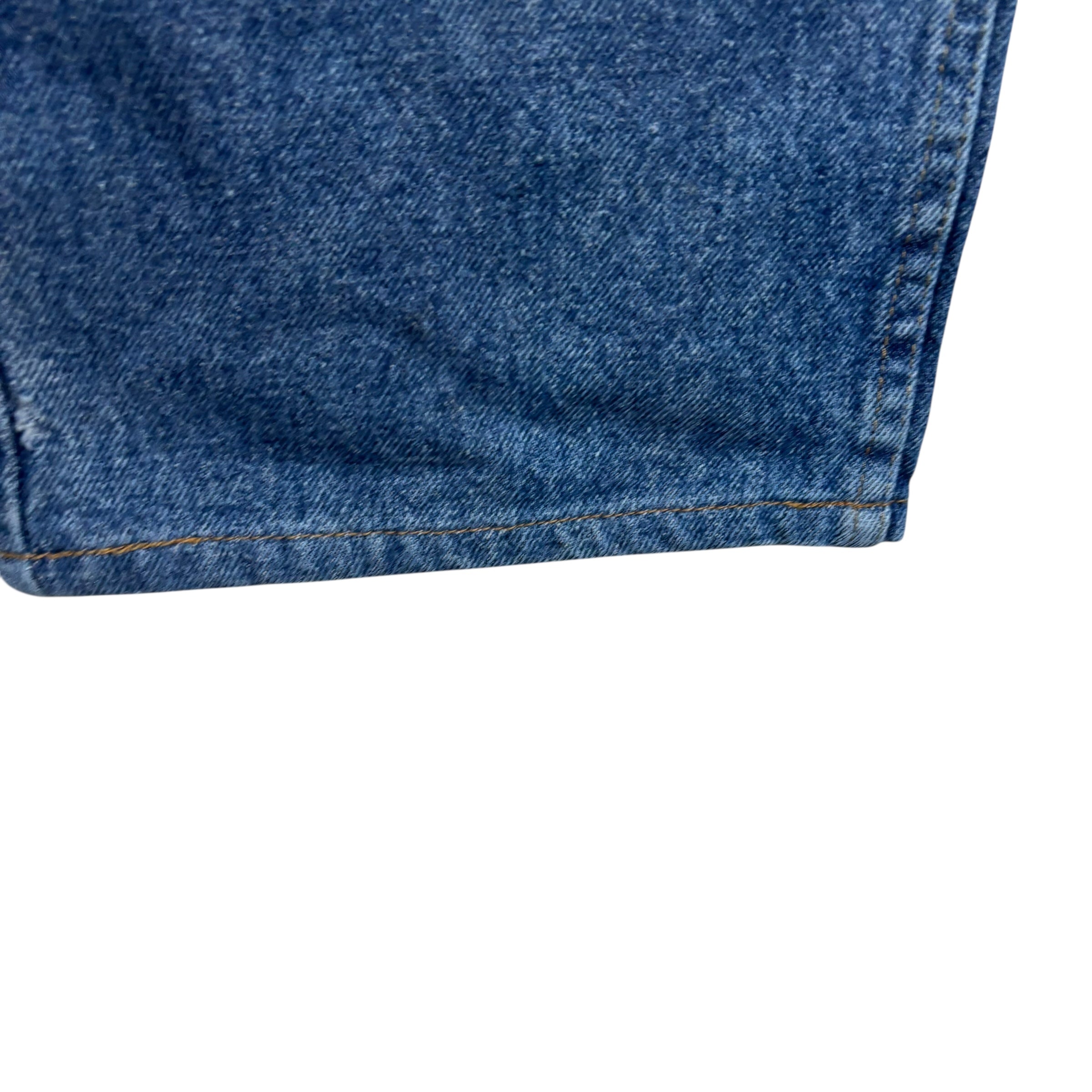 Wrangler Jeans W36 L30 Mens Mid Blue Regular Straight Fit Vintage Denim (F)