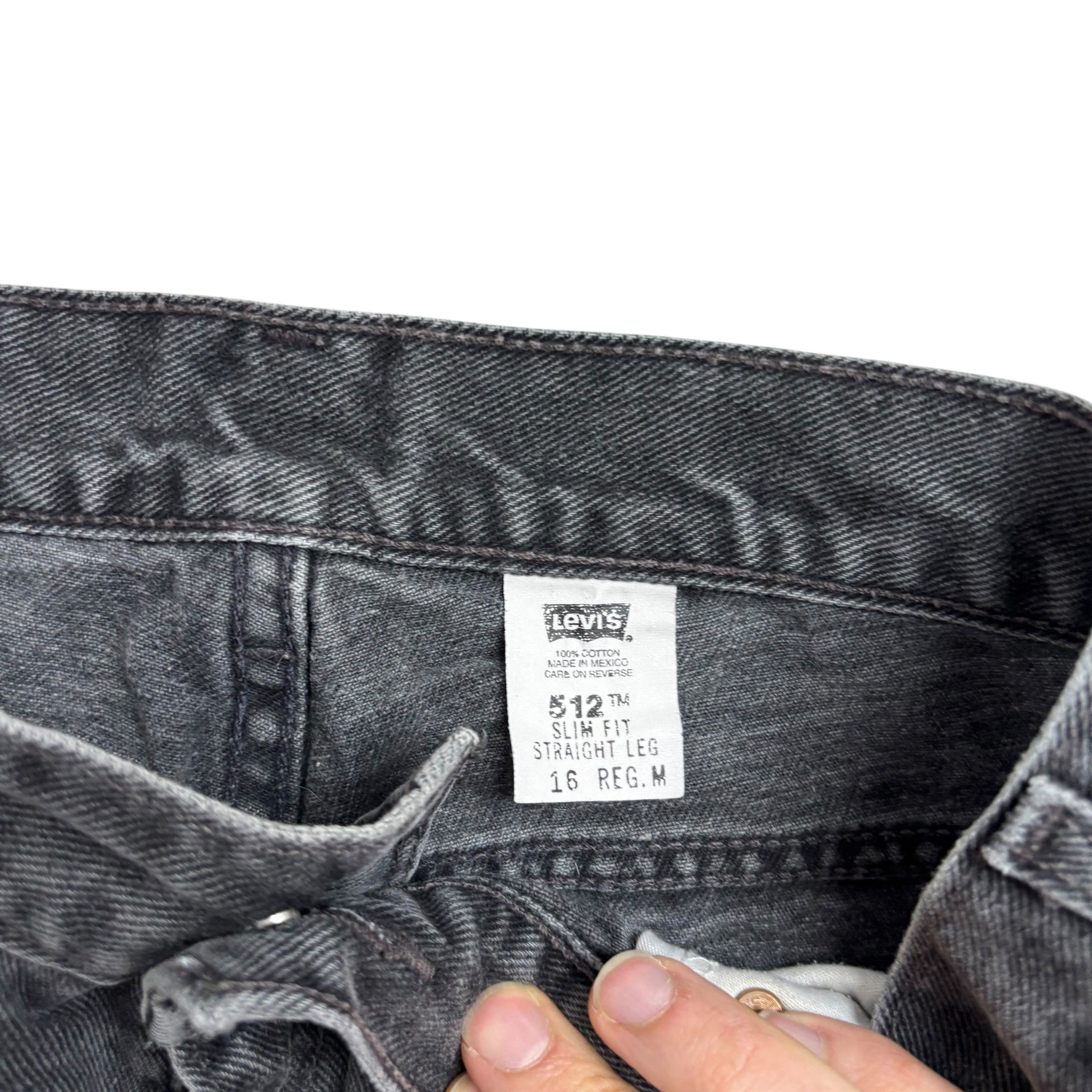 Levis 512 Jeans W32 L30 Womens Slim Straight Fit Vintage Denim