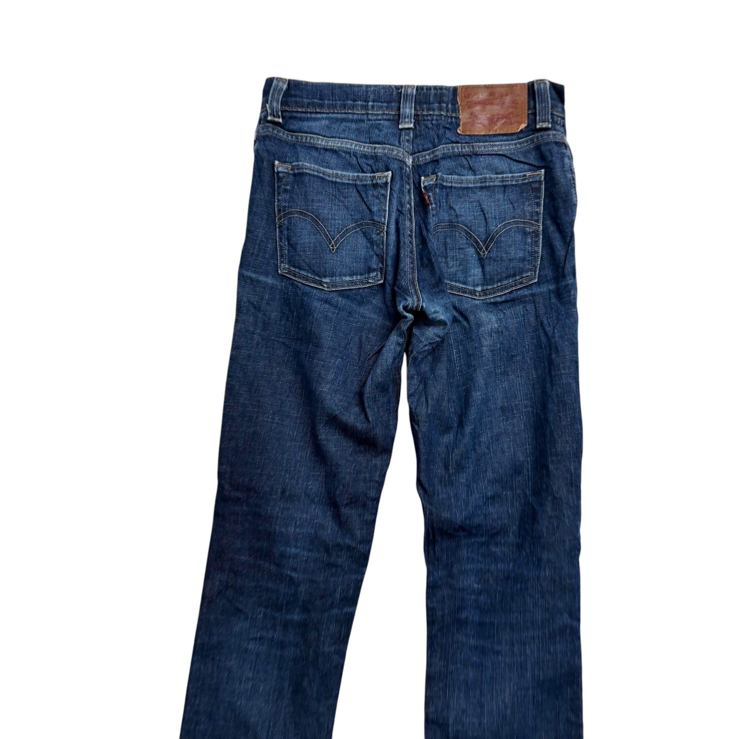 Levis 510 Jeans W29 L32 Mens Dark Blue Skinny Fit Vintage Denim (E)