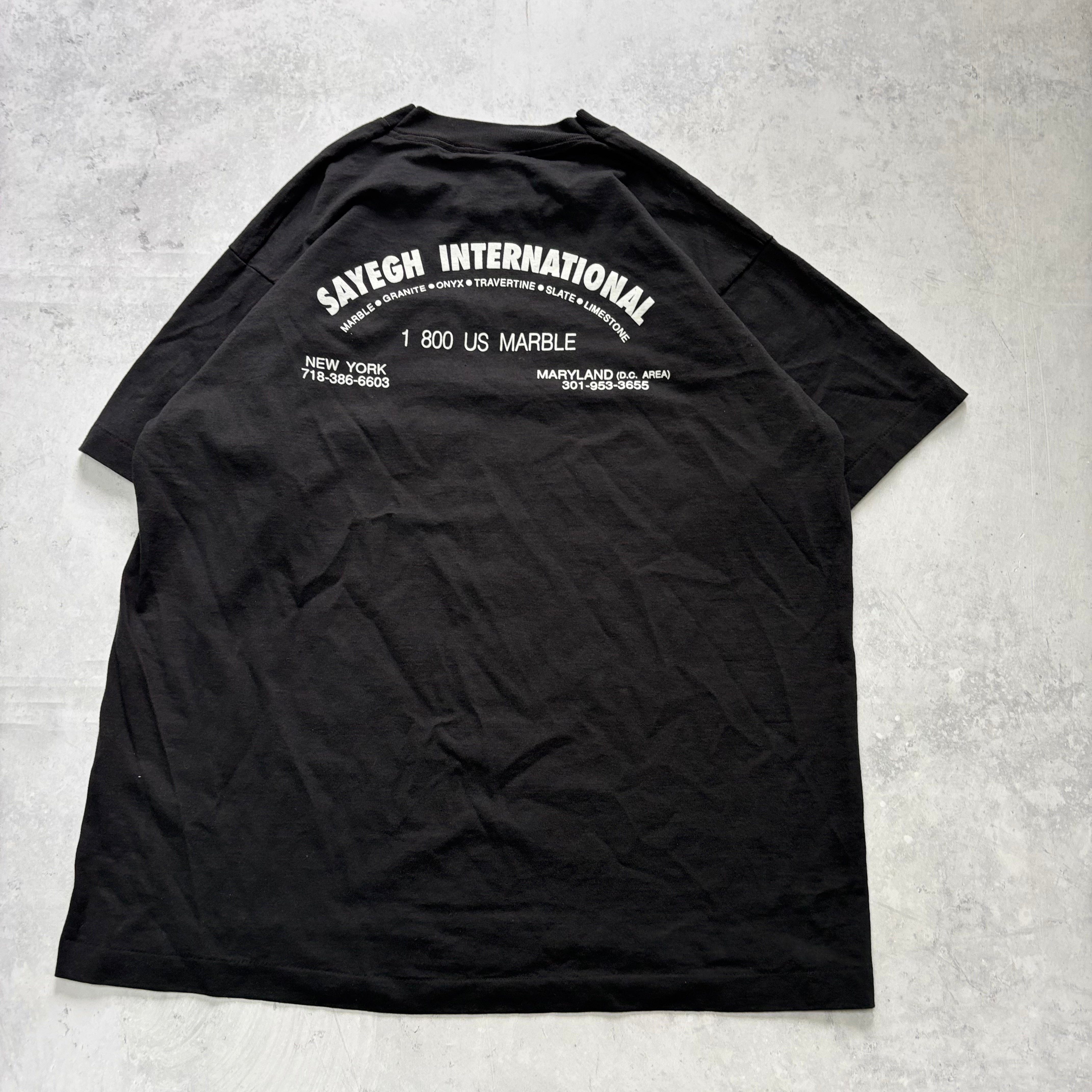 Vintage T Shirt Mens XL Black Single Stitch Graphic Print 90s USA (E)