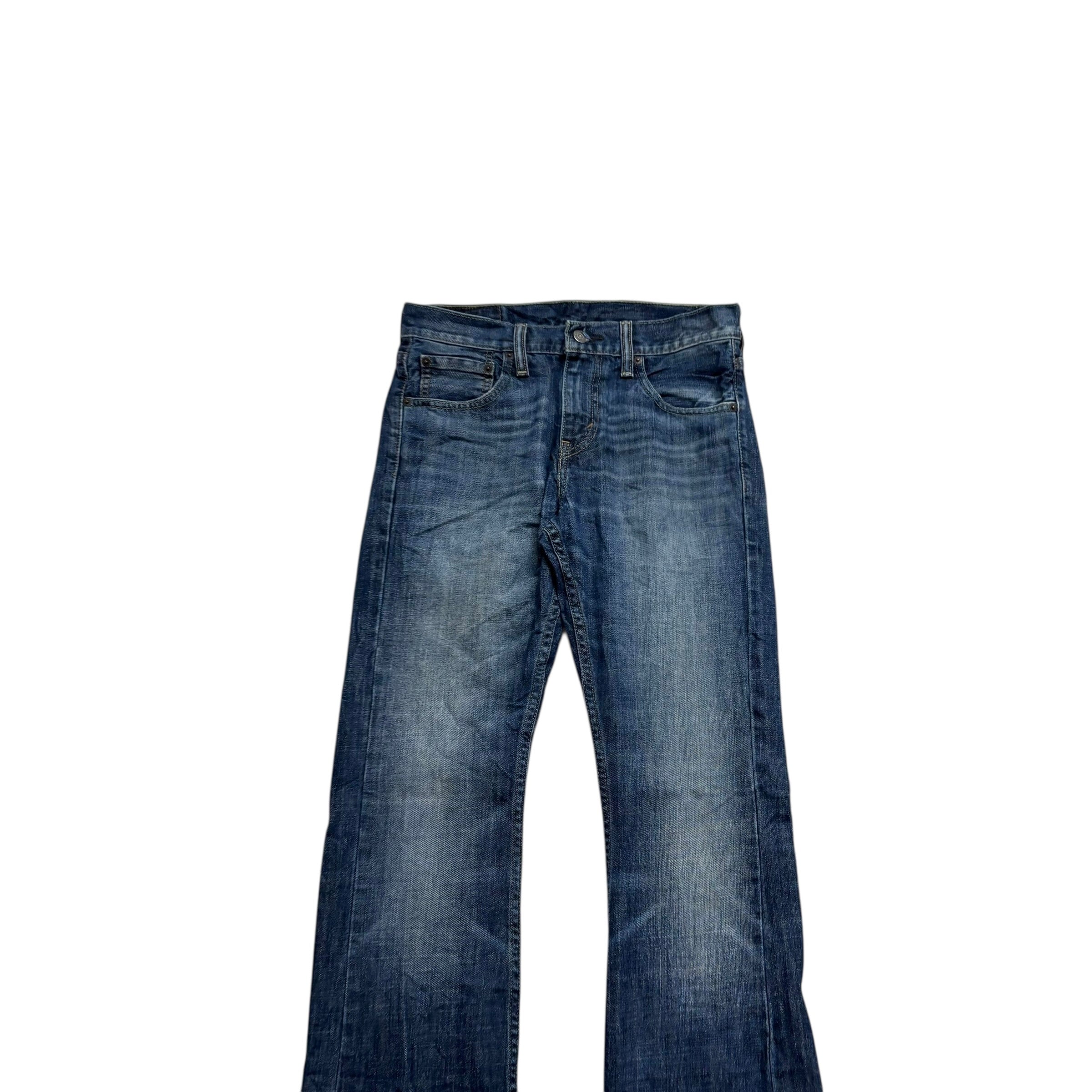 Levis 527 Jeans W29 L30 Mens Dark Blue Slim Bootcut Fit Denim