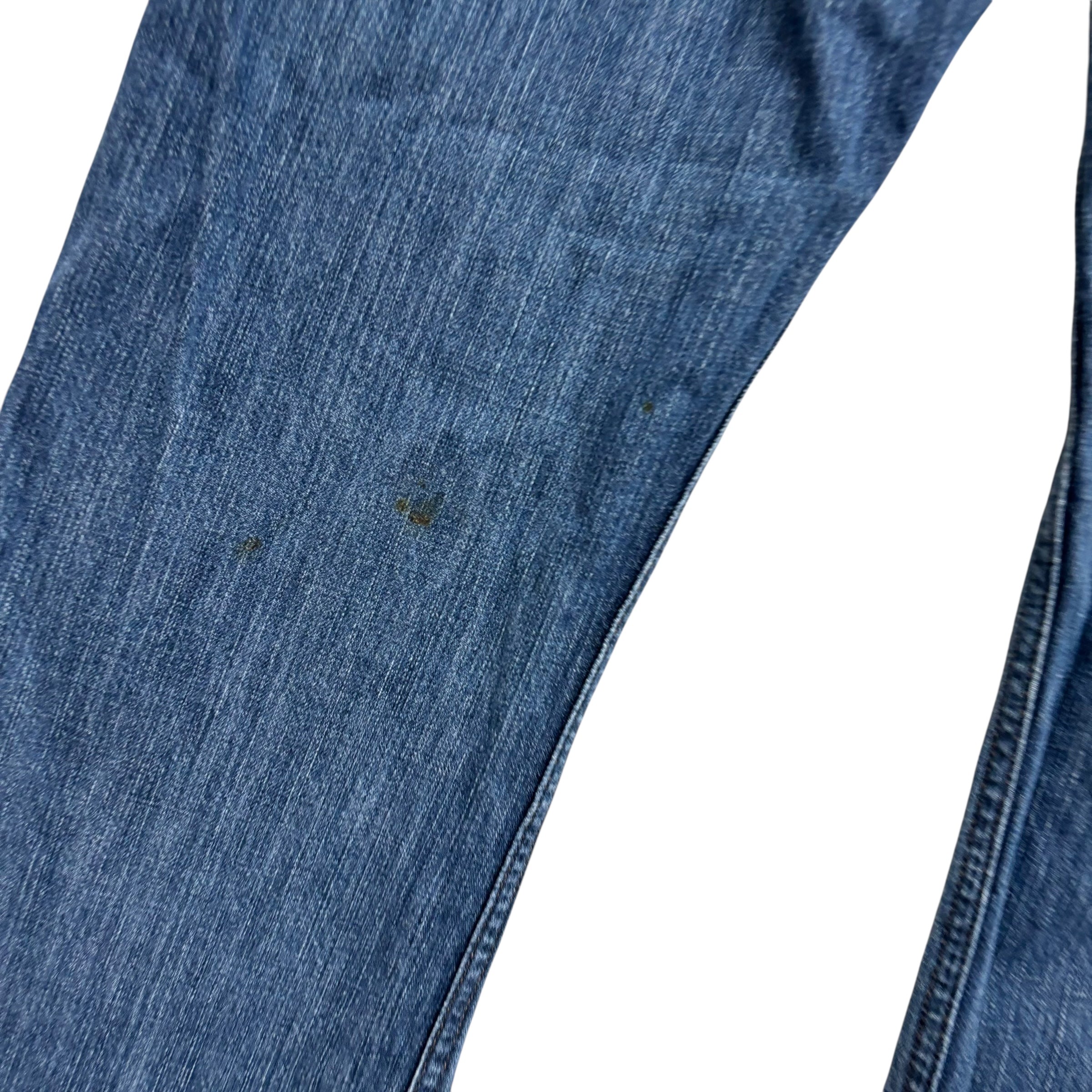 Levis 569 Jeans W34 L31 Mens Mid Blue Baggy Relaxed Straight Fit Denim (F)