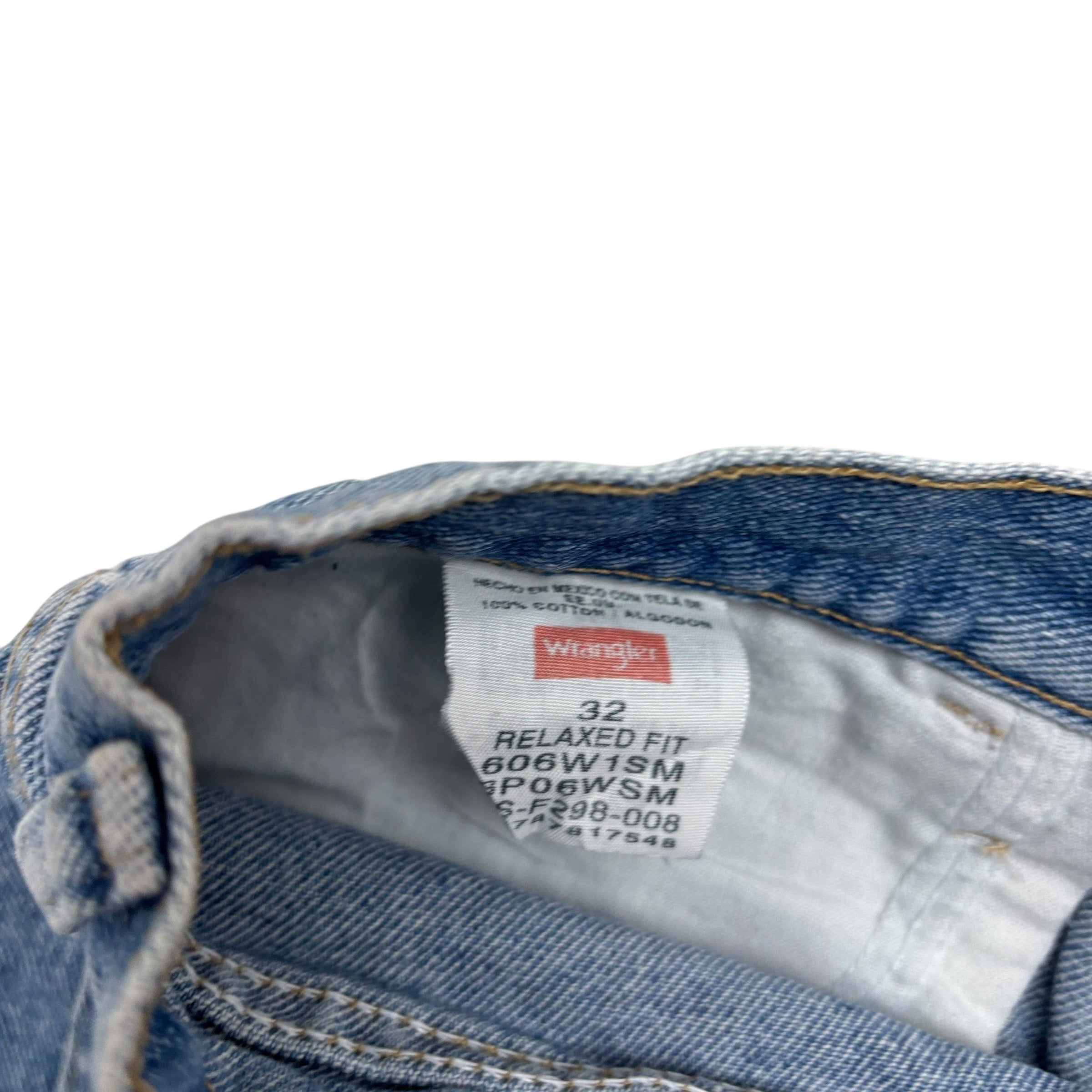 Wrangler Baggy Jorts W30 Mens Denim Shorts Light Blue Relaxed Fit