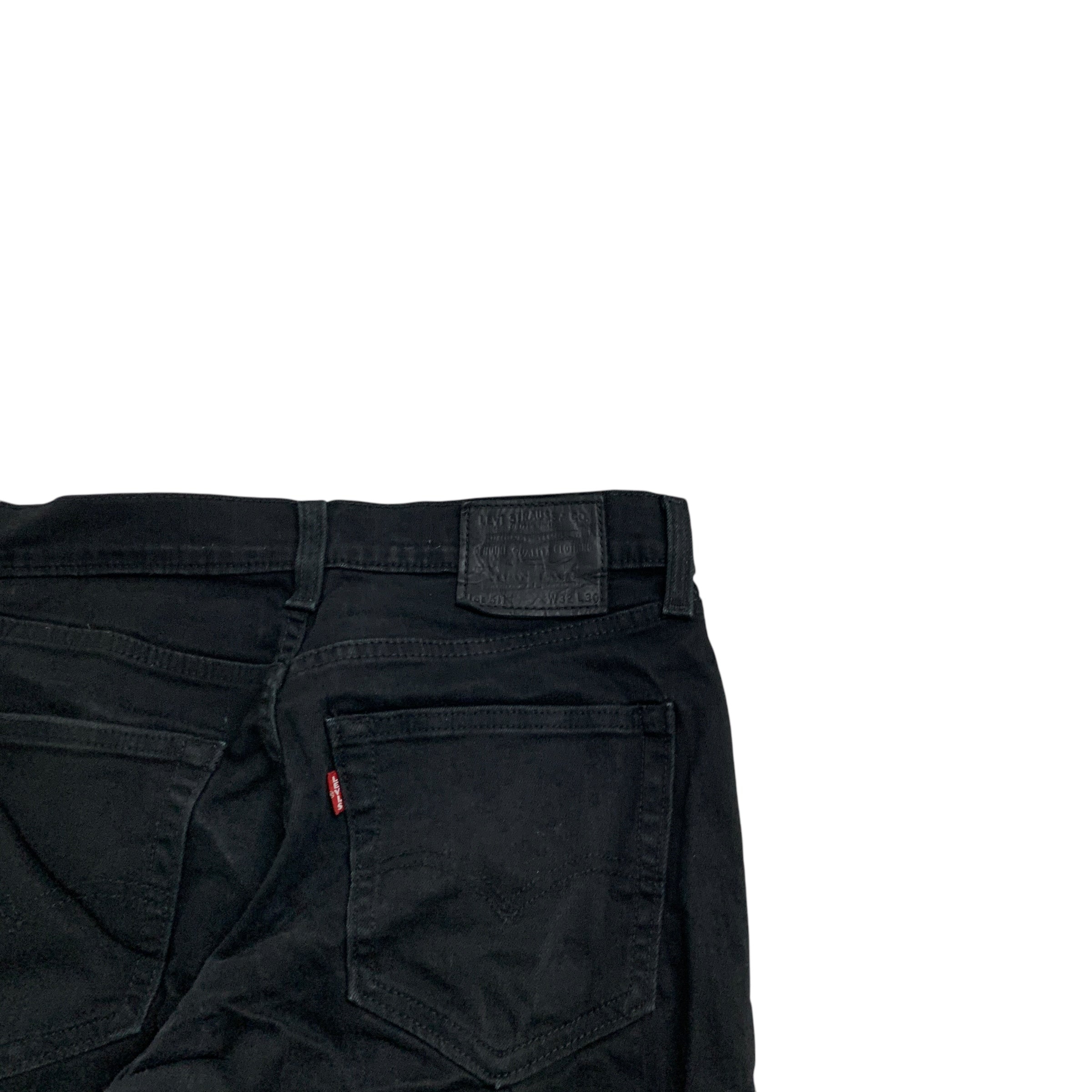 Levis 511 Jeans W32 L30 Mens Black Slim Fit Stretch Premium Denim