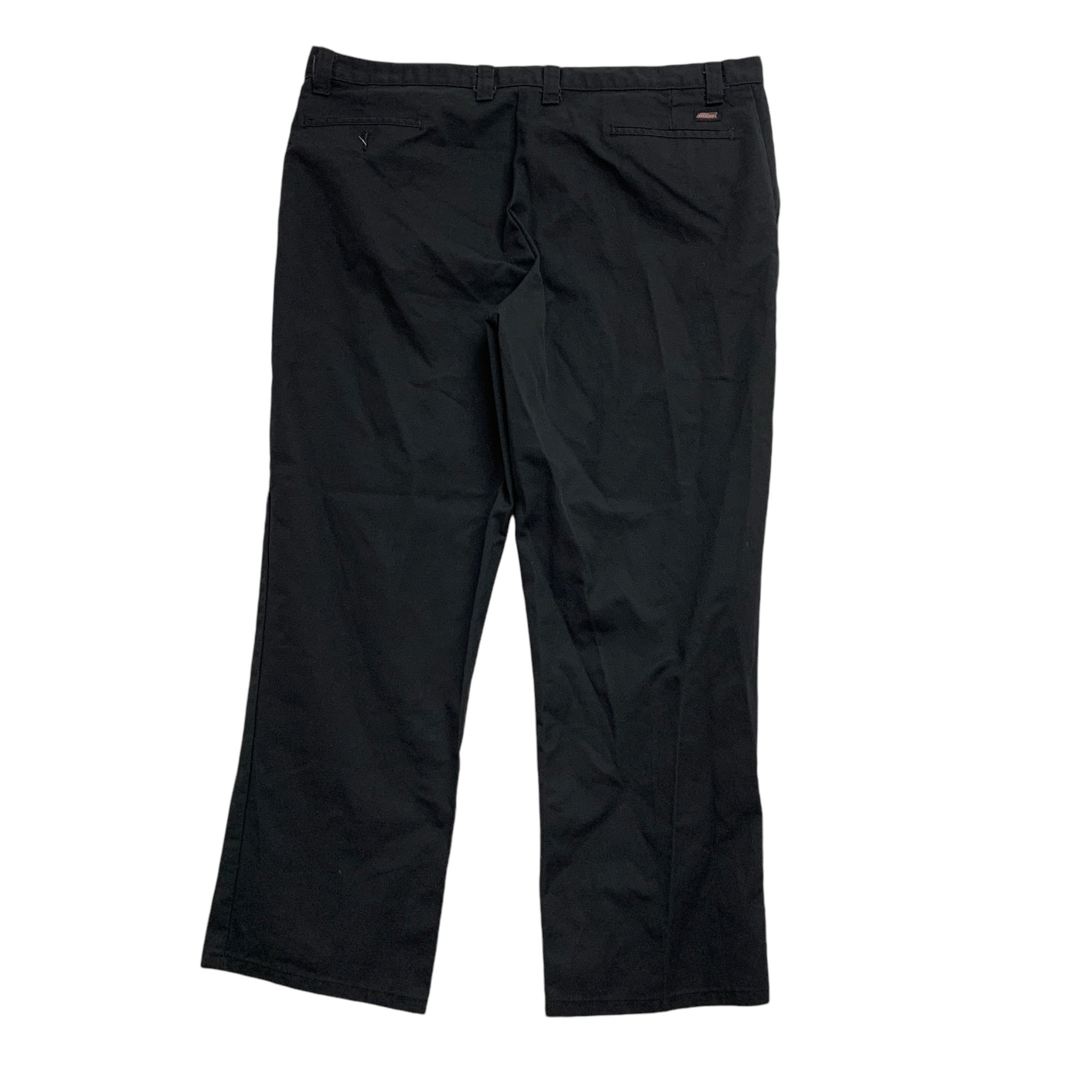 Dickies Trousers W42 L30 Mens Black Pants Relaxed Straight Fit Workwear