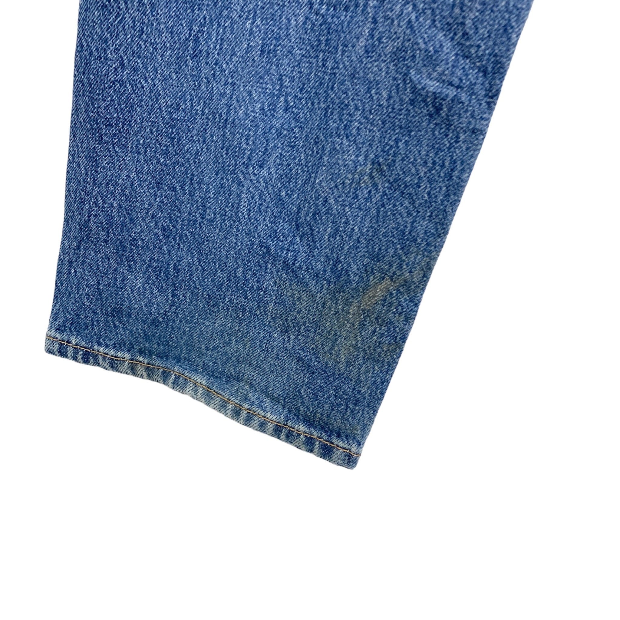 Levis 501 Jeans W28 L30 Mens Mid Blue Regular Straight Fit Denim