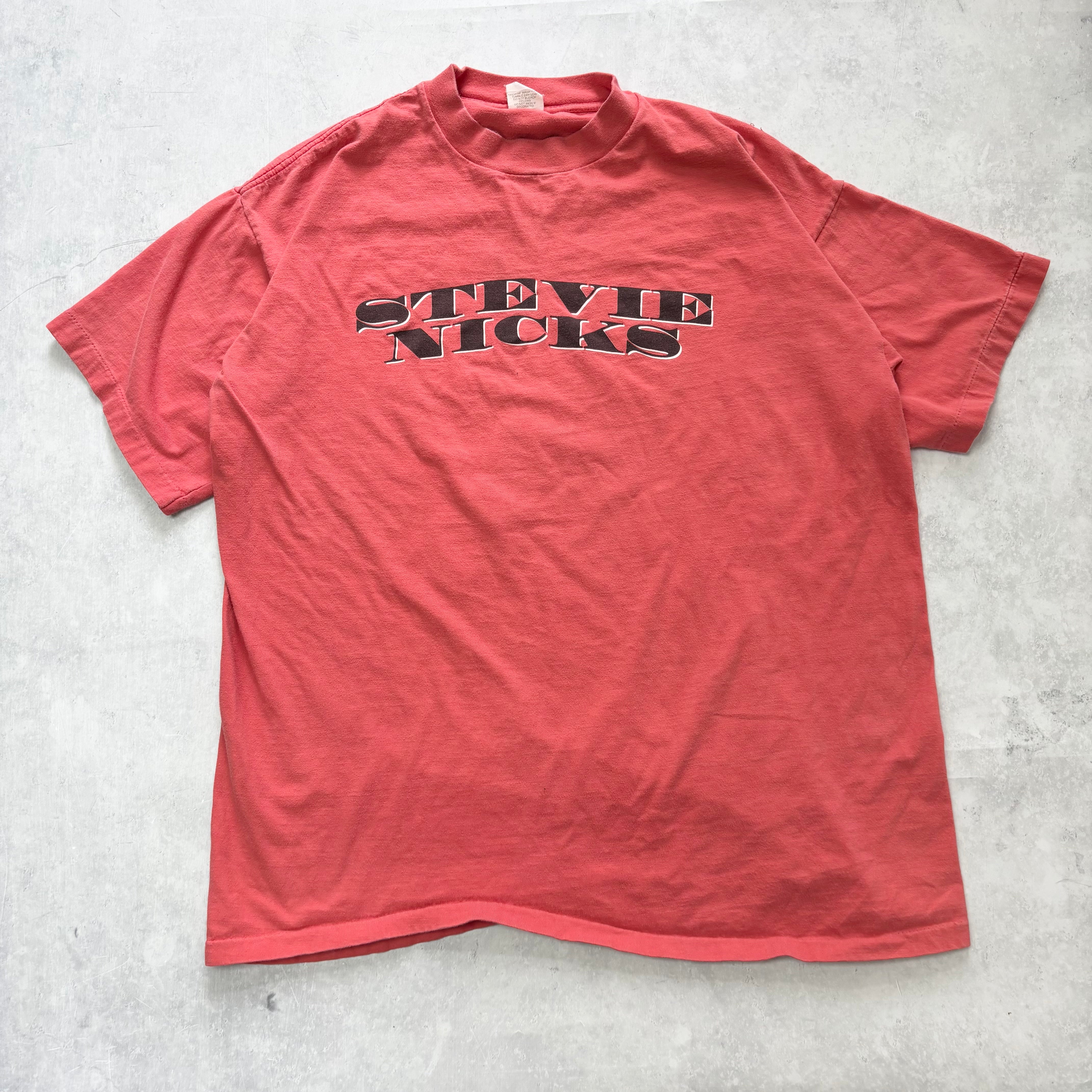 Vintage T Shirt Mens XL Pink Stevie Nicks Tour 90s Music Band Single Stitch