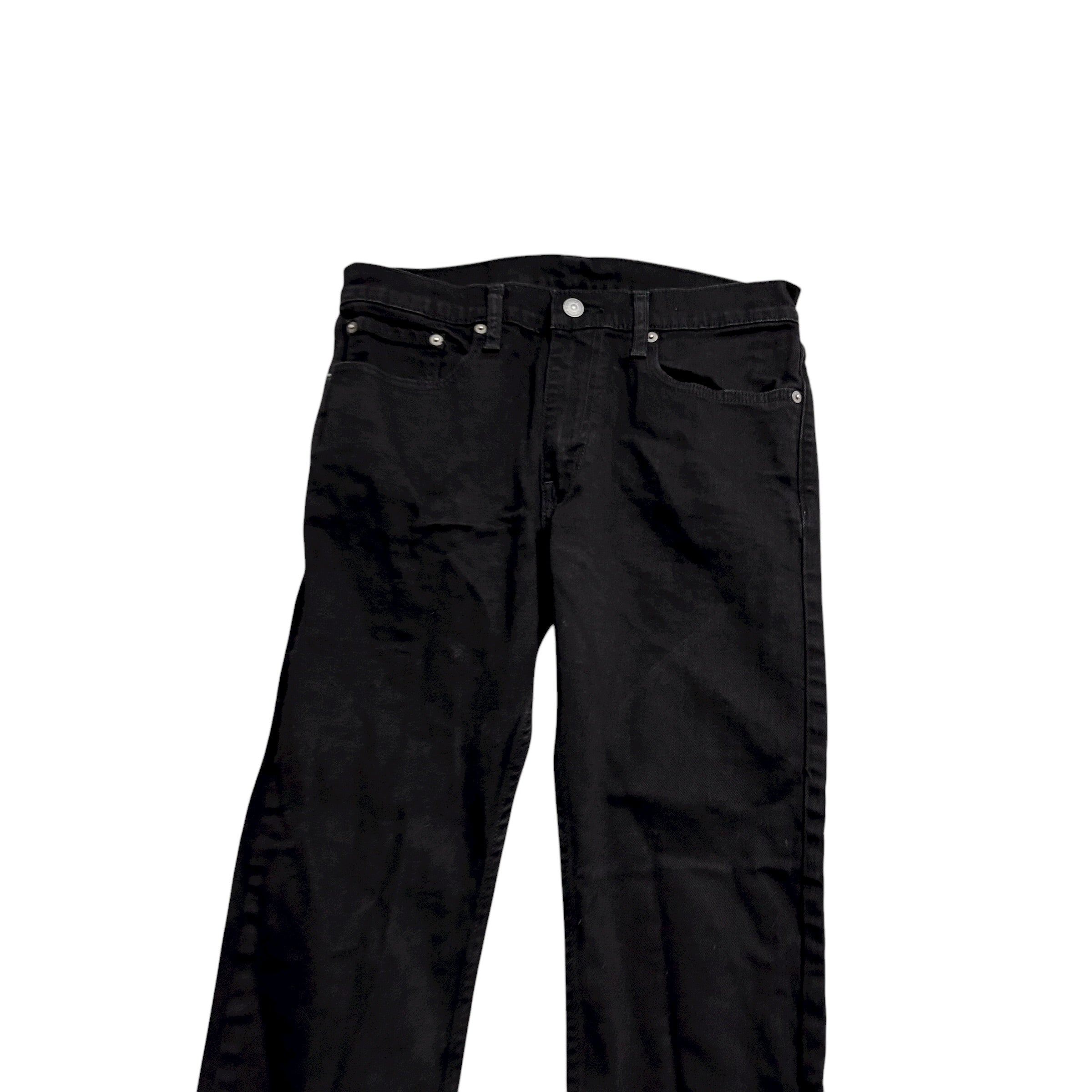 Levis 512 Jeans W30 L27 Mens Black Slim Tapered Fit Stretch Denim (E)