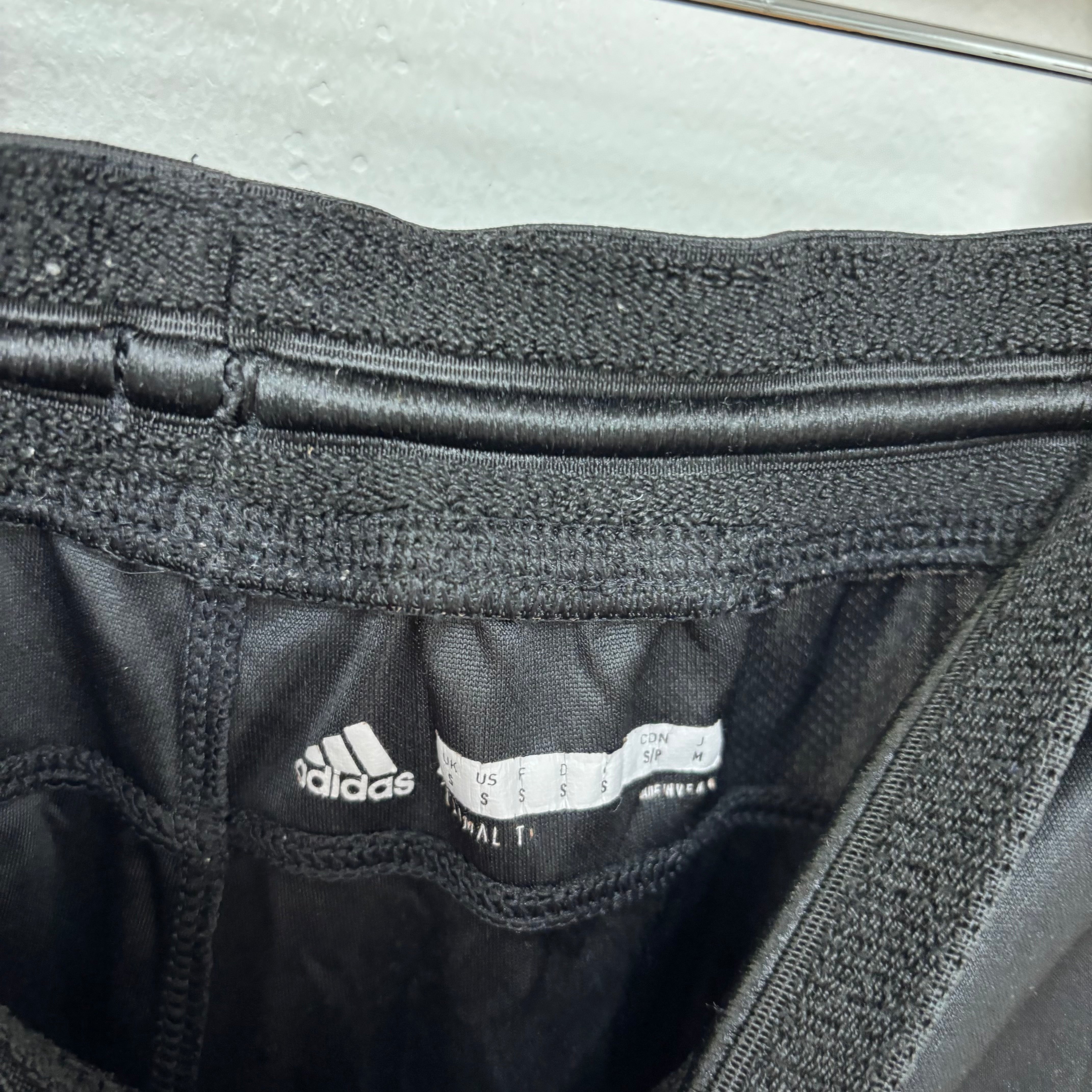 Adidas Shorts Mens Small Black Sports Running Gym Athletic Pockets (E)