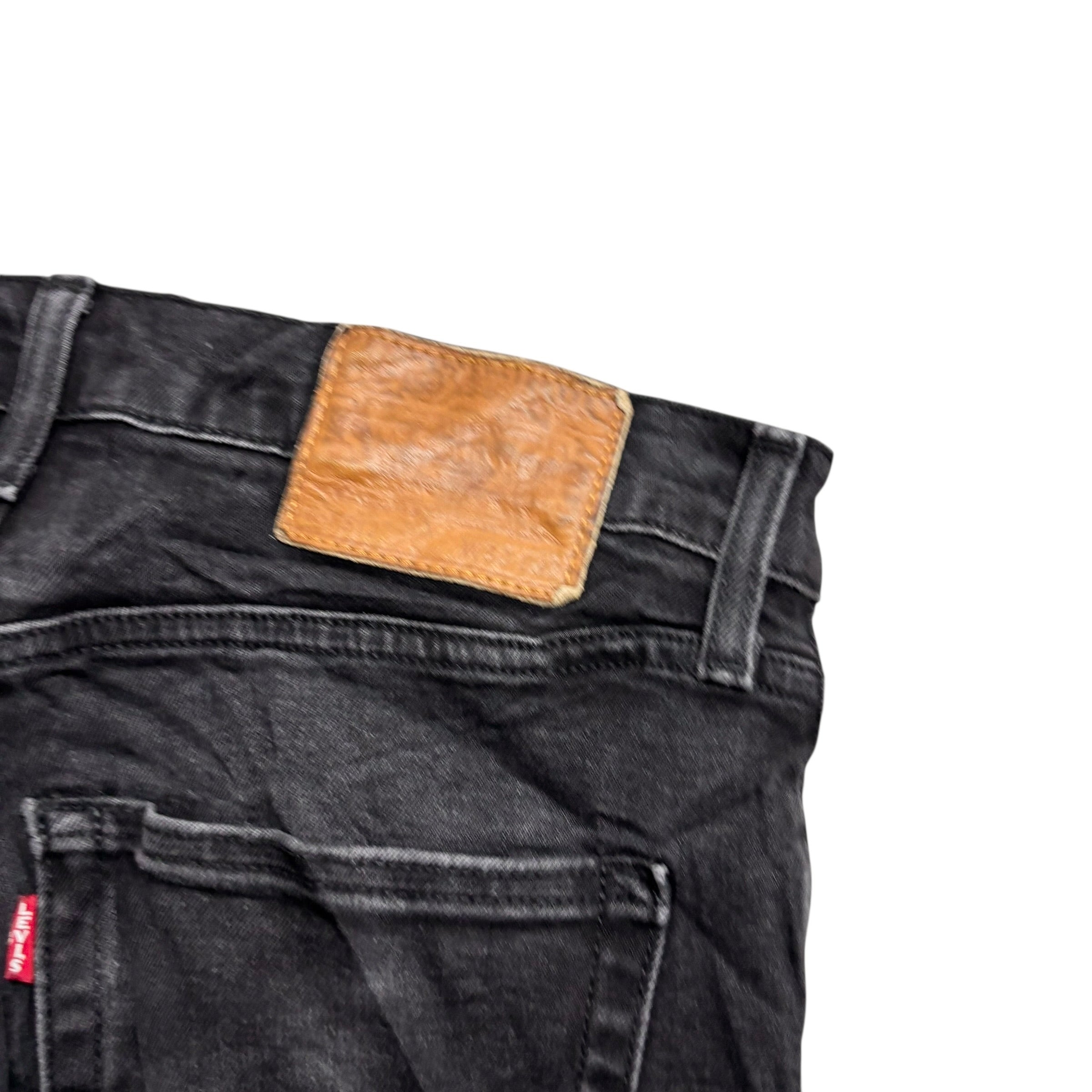 Levis 512 Jeans W30 L32 Mens Black Slim Tapered Fit Stretch Denim