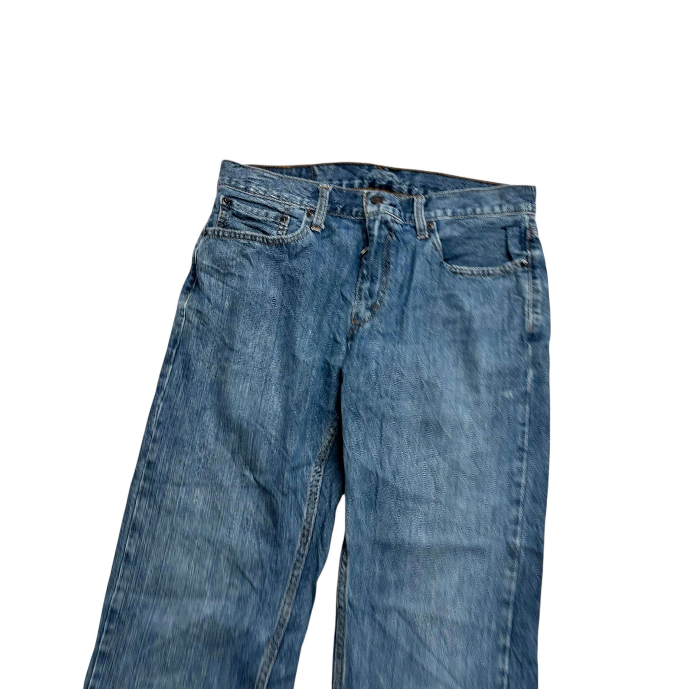 Levis 559 Jeans W33 L32 Mens Blue Baggy Relaxed Straight Fit Denim (E)