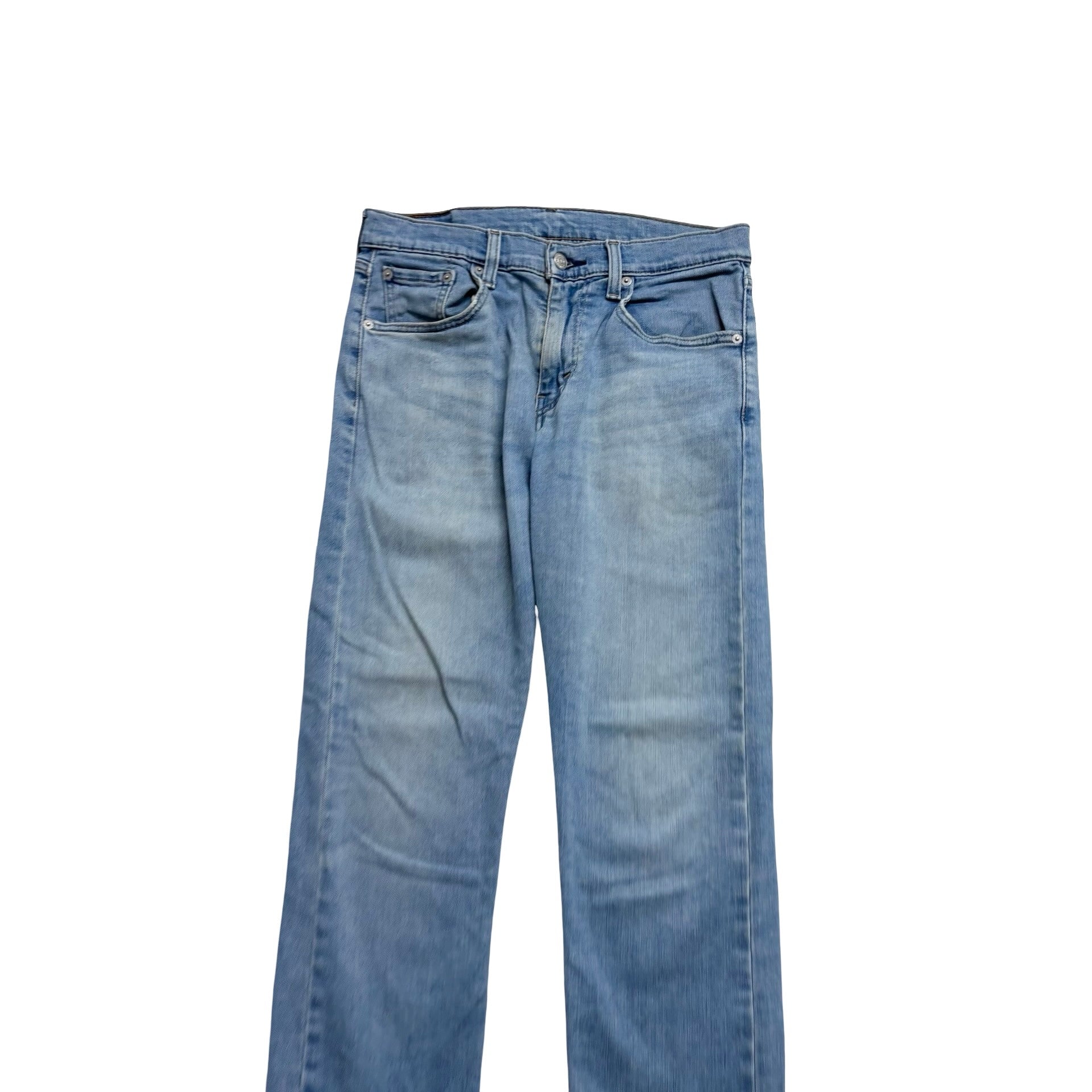 Levis 502 Jeans W30 L29 Mens Light Blue Regular Tapered Fit Stretch Denim