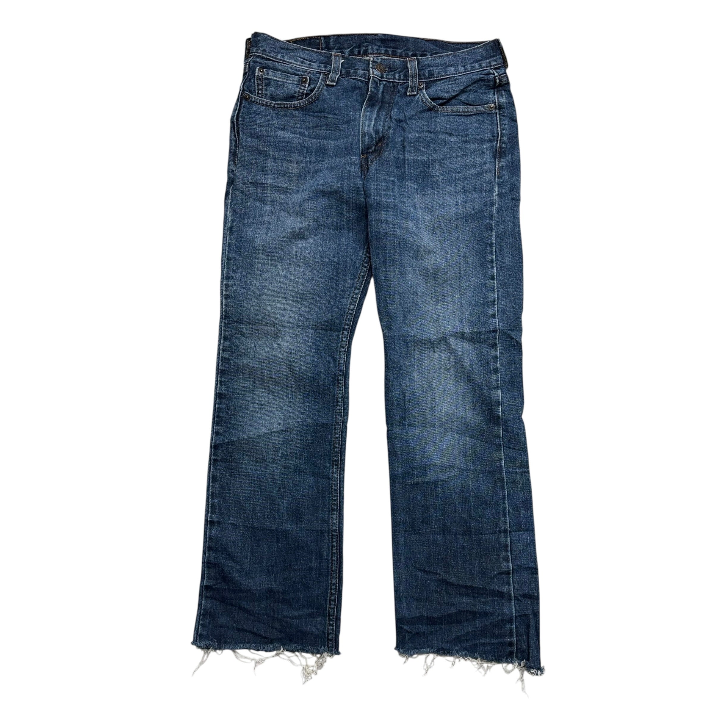 Levis 527 Jeans W29 L26 Mens Dark Blue Slim Bootcut Fit Denim (F)