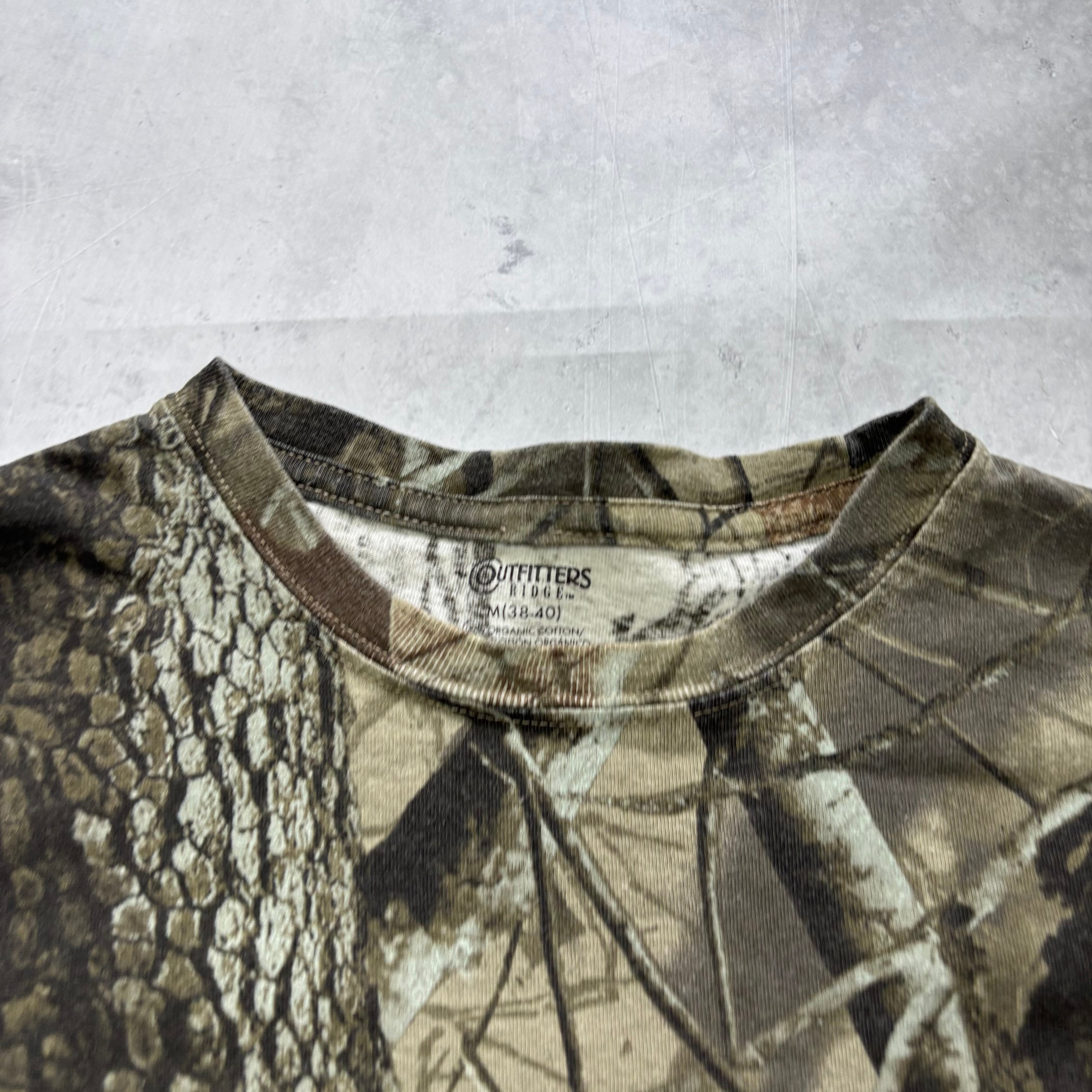 RealTree T Shirt Mens Medium Camo Y2K Hunting Long Sleeve (E)