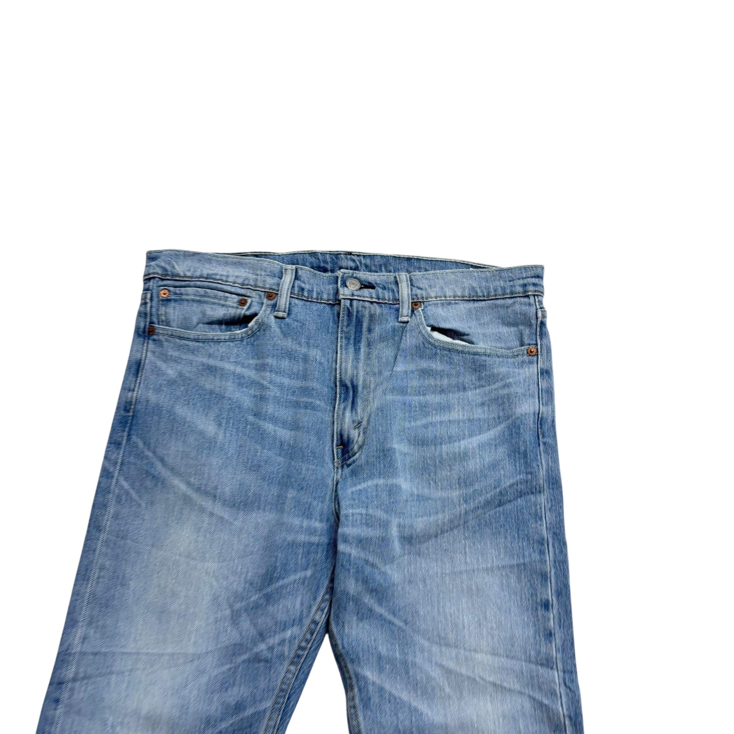 Levis 510 Jeans W34 L32 Mens Light Blue Skinny Fit Stretch Denim