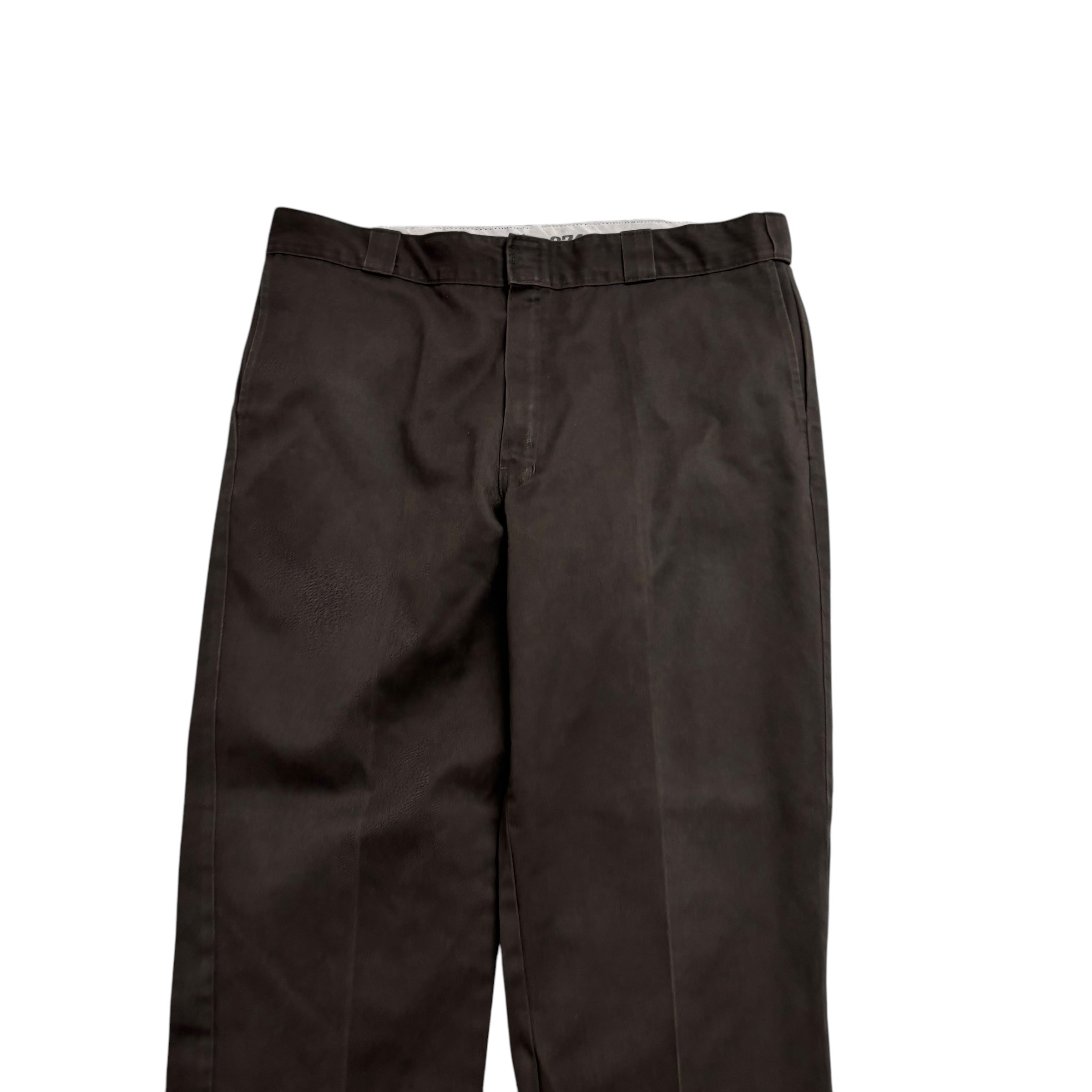 Dickies 874 Trousers W40 L30 Mens Brown Pants Original Fit Workwear