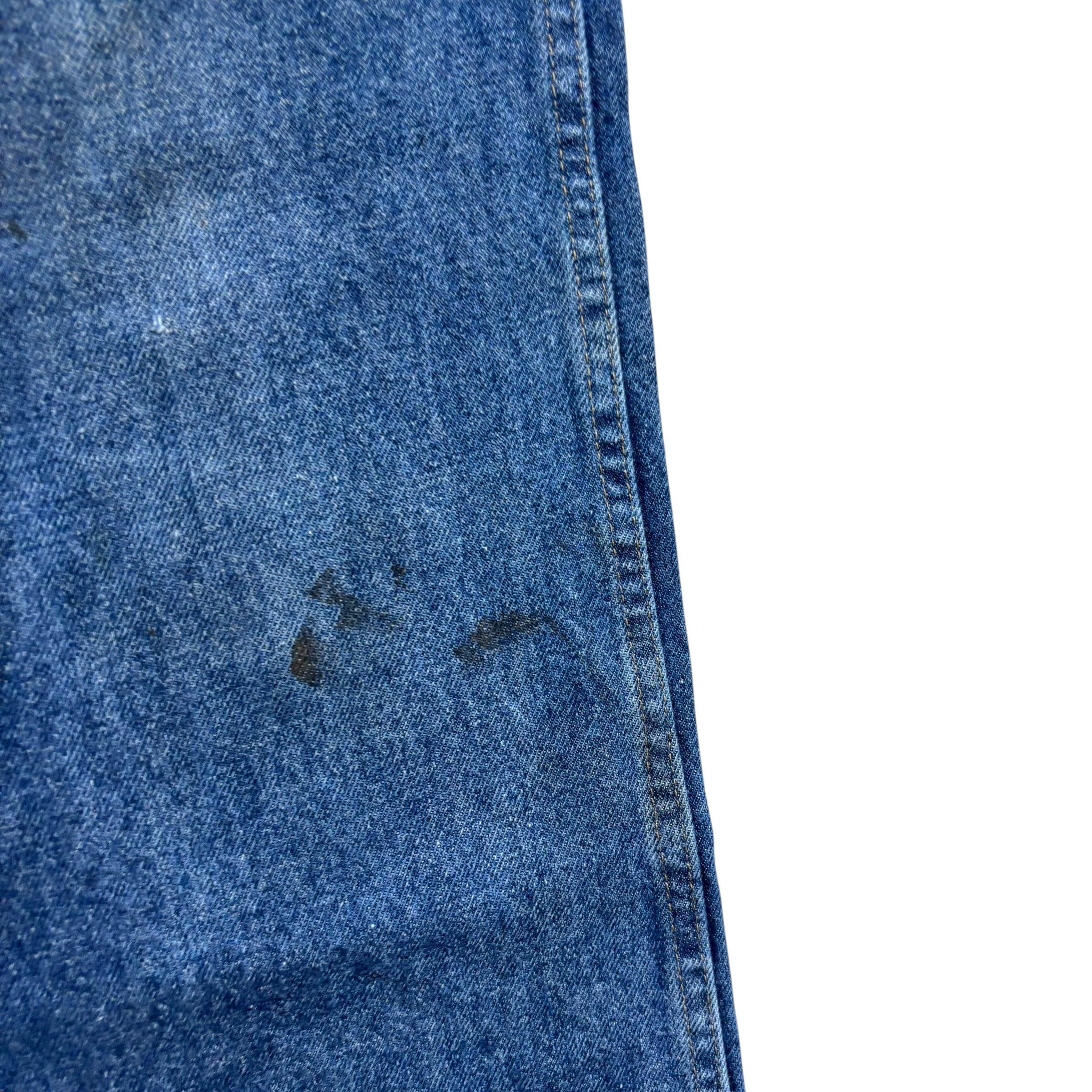 Wrangler Jeans W36 L30 Mens Mid Blue Regular Straight Fit Vintage Denim (F)