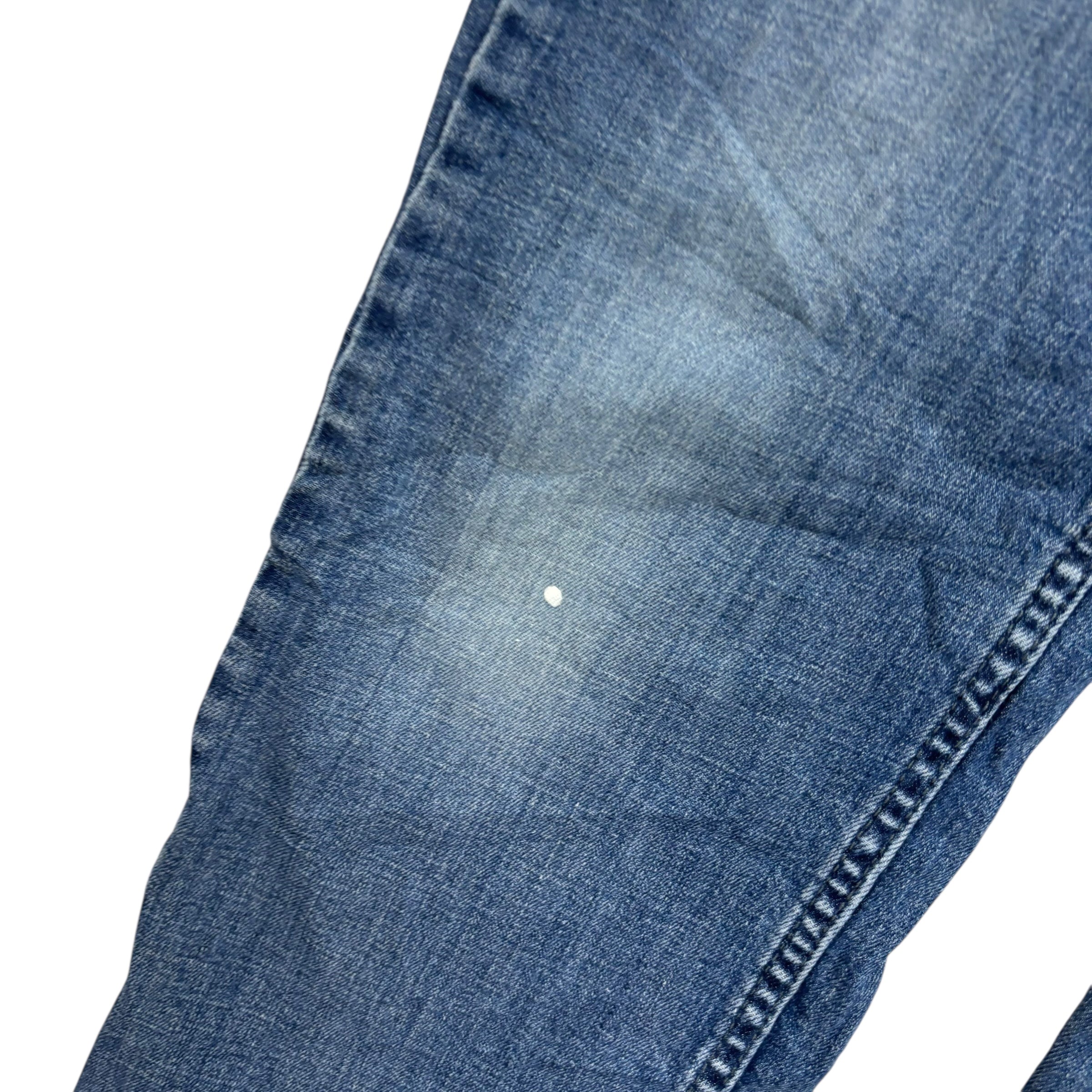 Levis 514 Jeans W32 L32 Mens Mid Blue Regular Straight Fit Stretch Denim