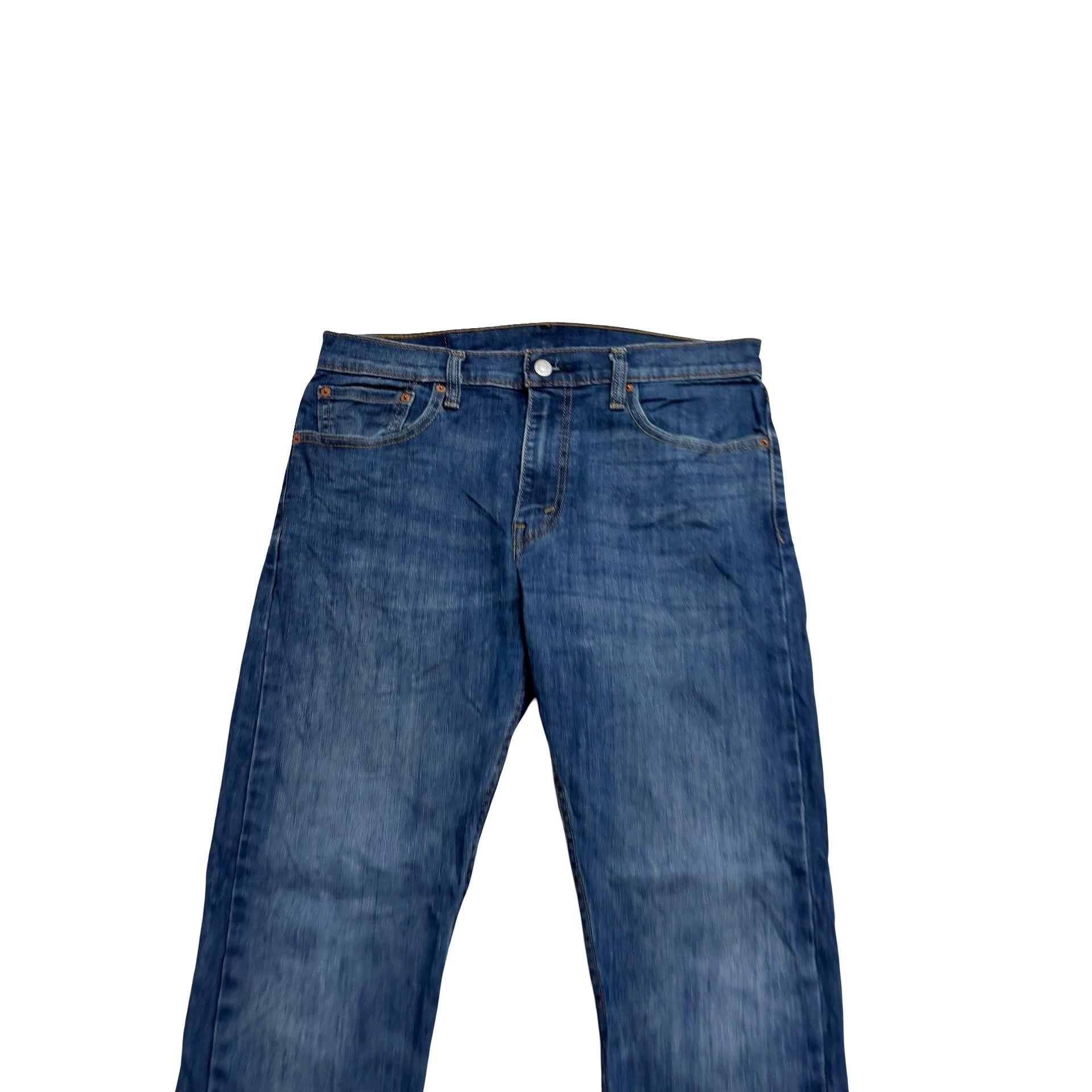 Levis 512 Jeans W33 L31 Mens Mid Blue Slim Tapered Fit Stretch Denim (E)