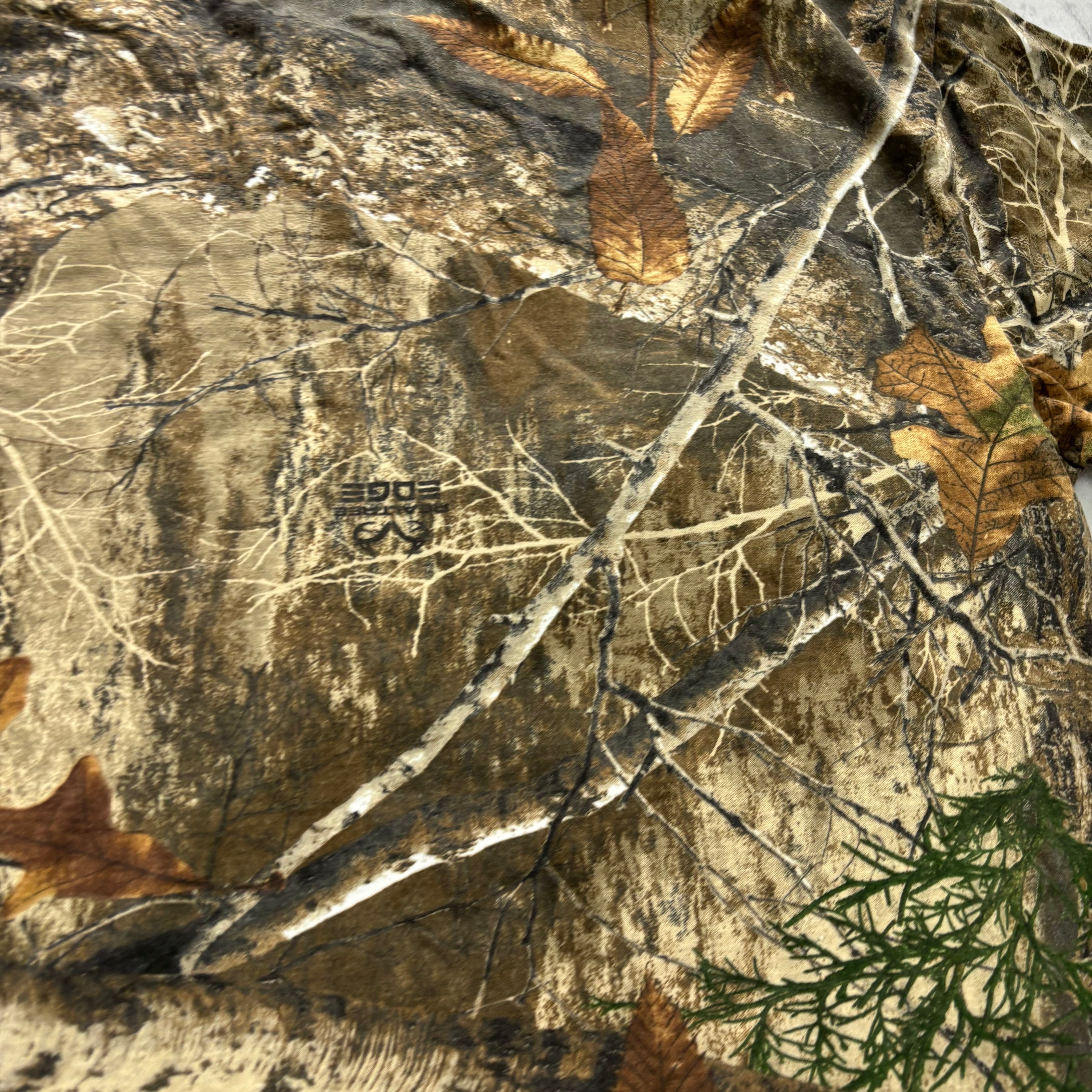 RealTree T Shirt Mens Large Camo Y2K Hunting Cotton (E)