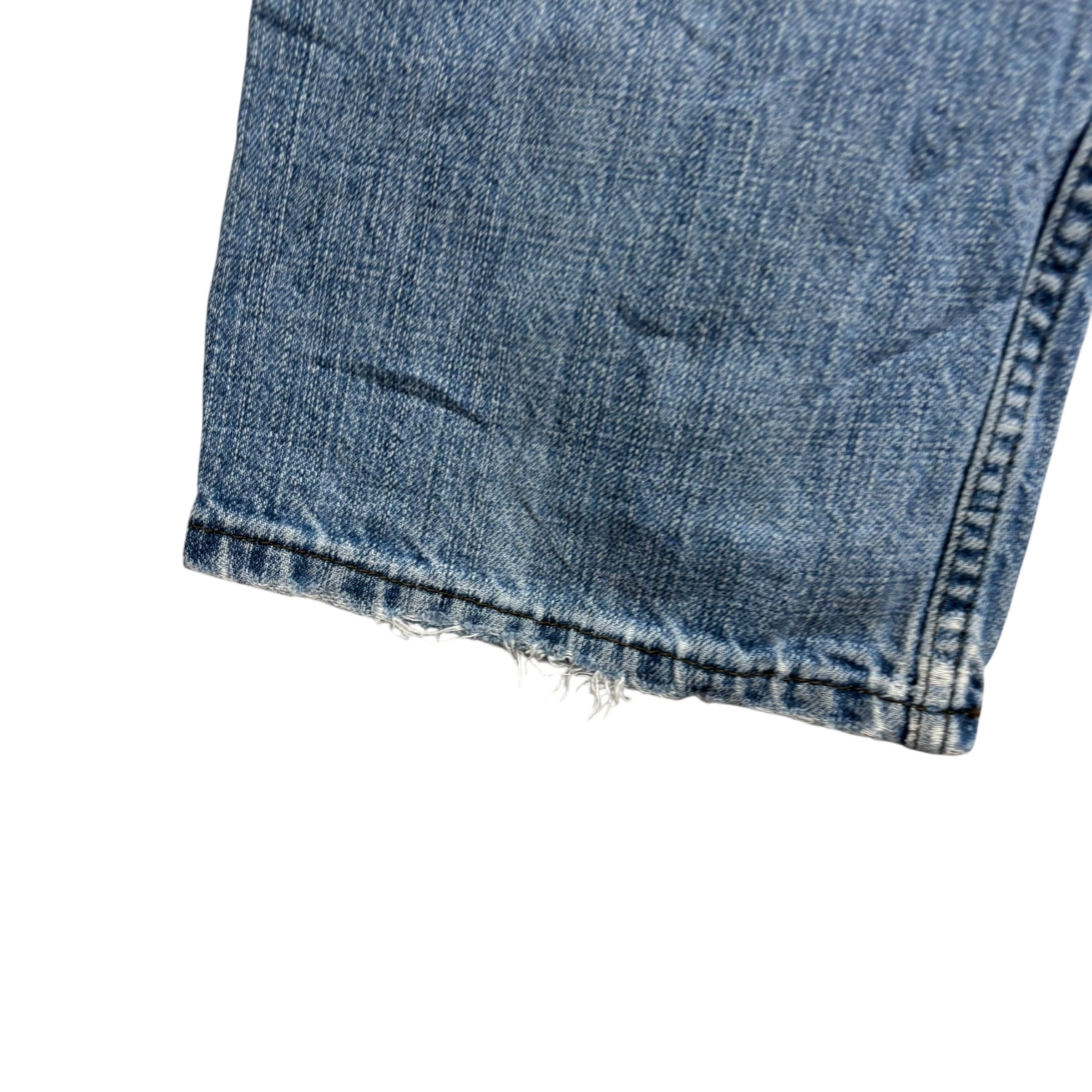 Levis 514 Jeans W32 L30 Mens Light Blue Regular Straight Fit Vintage Denim