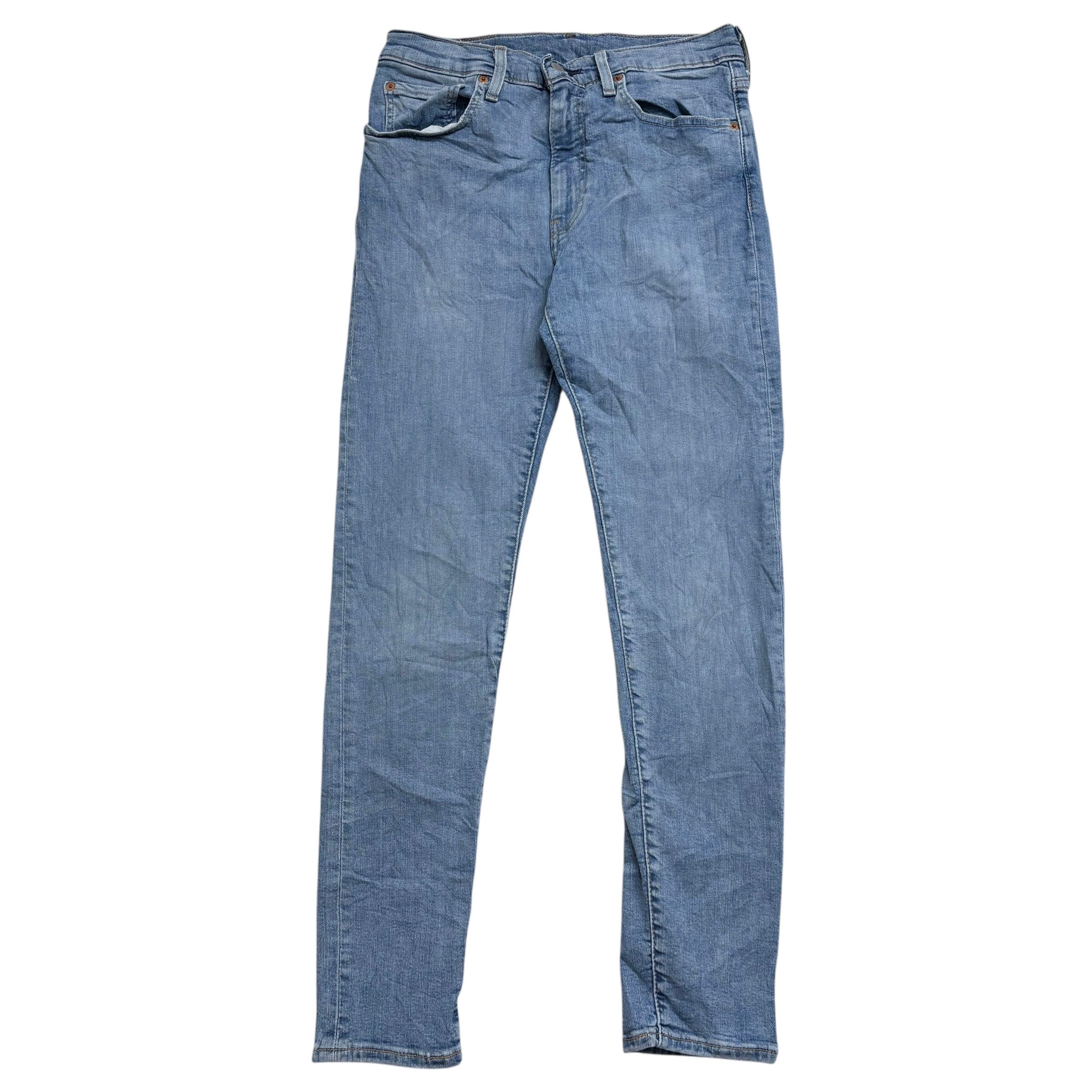 Levis 512 Jeans W30 L32 Mens Light Blue Slim Tapered Stretch Premium Denim (E)